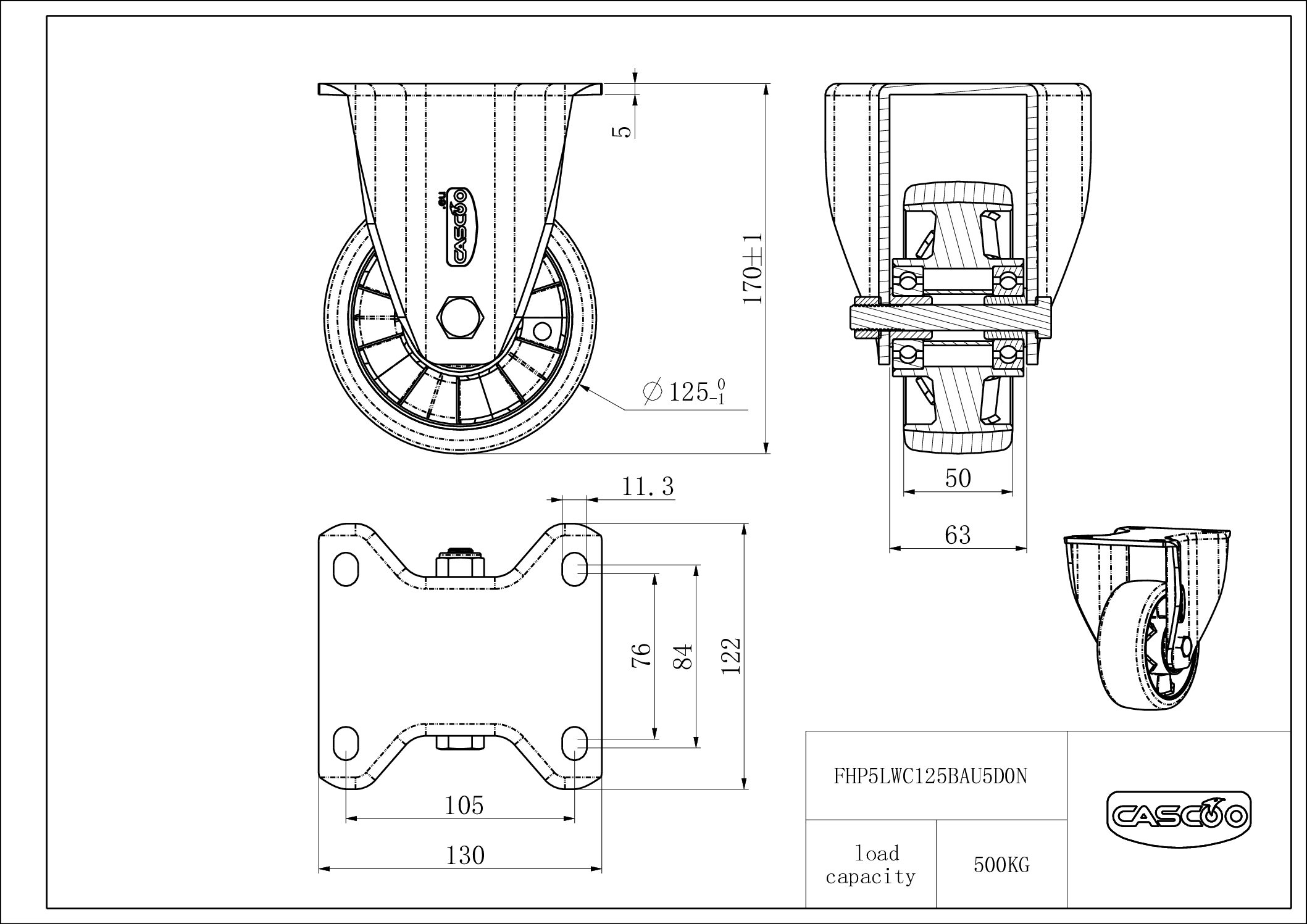 Castor FHP5LWC125BAU5D0N