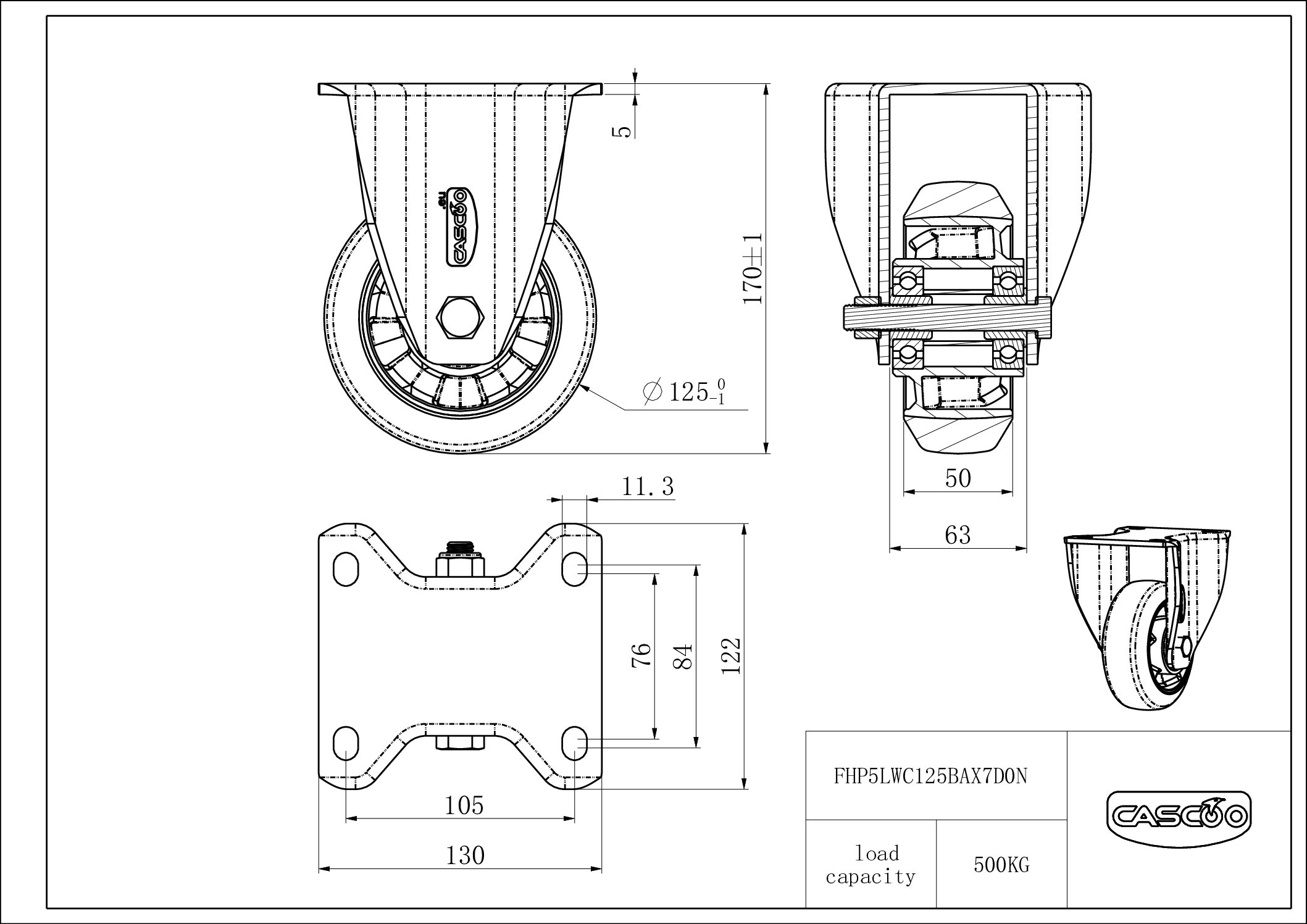 FHP5LWC125BAX7D0N_drawing Rattakomplekt FHP5LWC125BAX7D0N