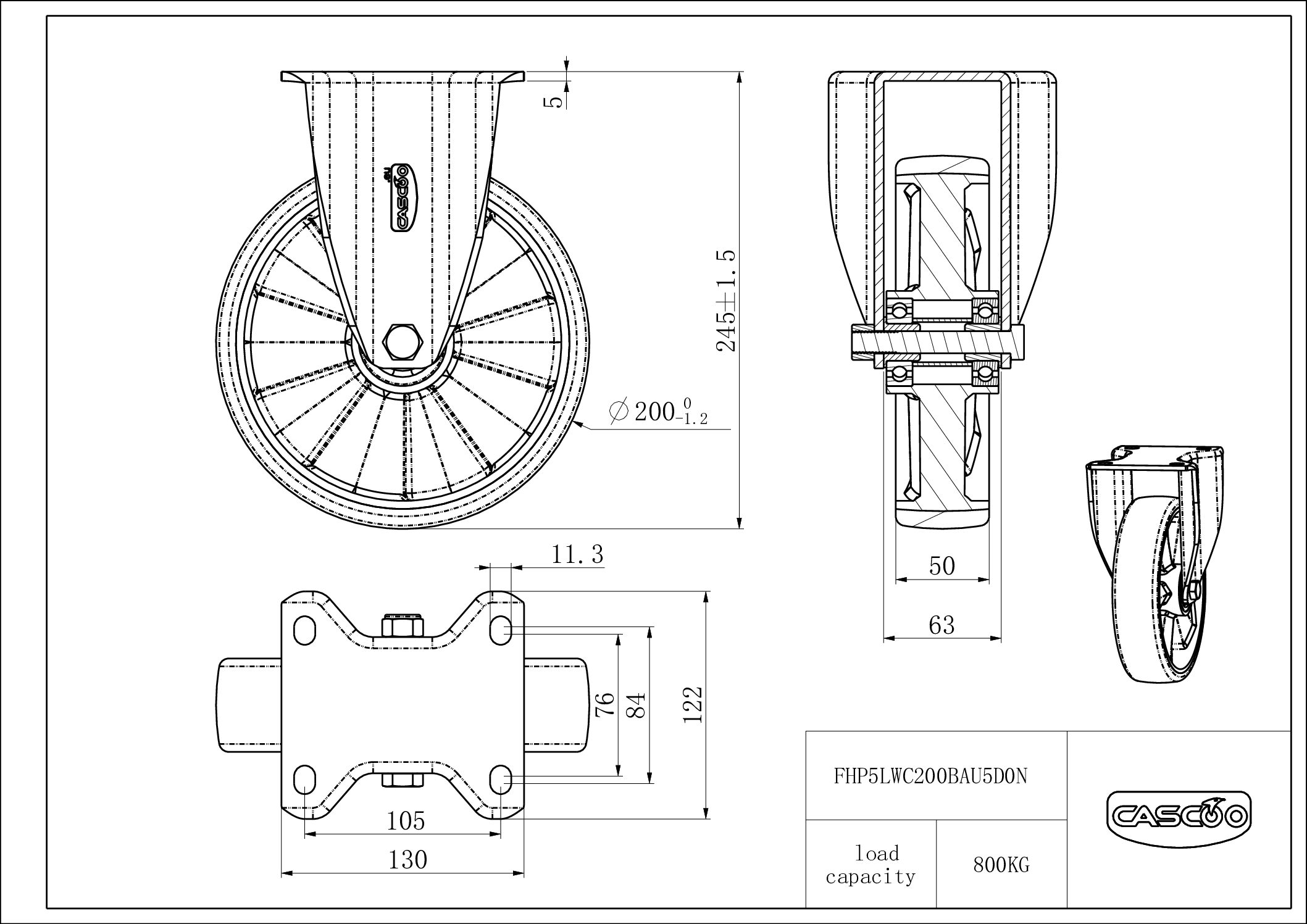 Castor FHP5LWC200BAU5D0N