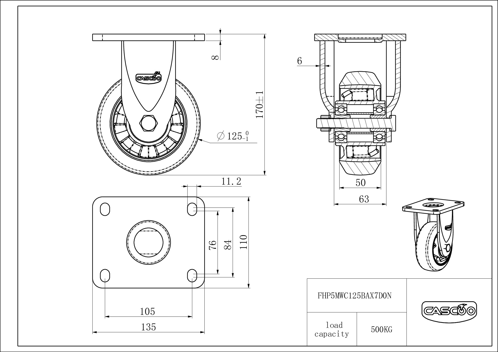 FHP5MWC125BAX7D0N_drawing Rattakomplekt FHP5MWC125BAX7D0N