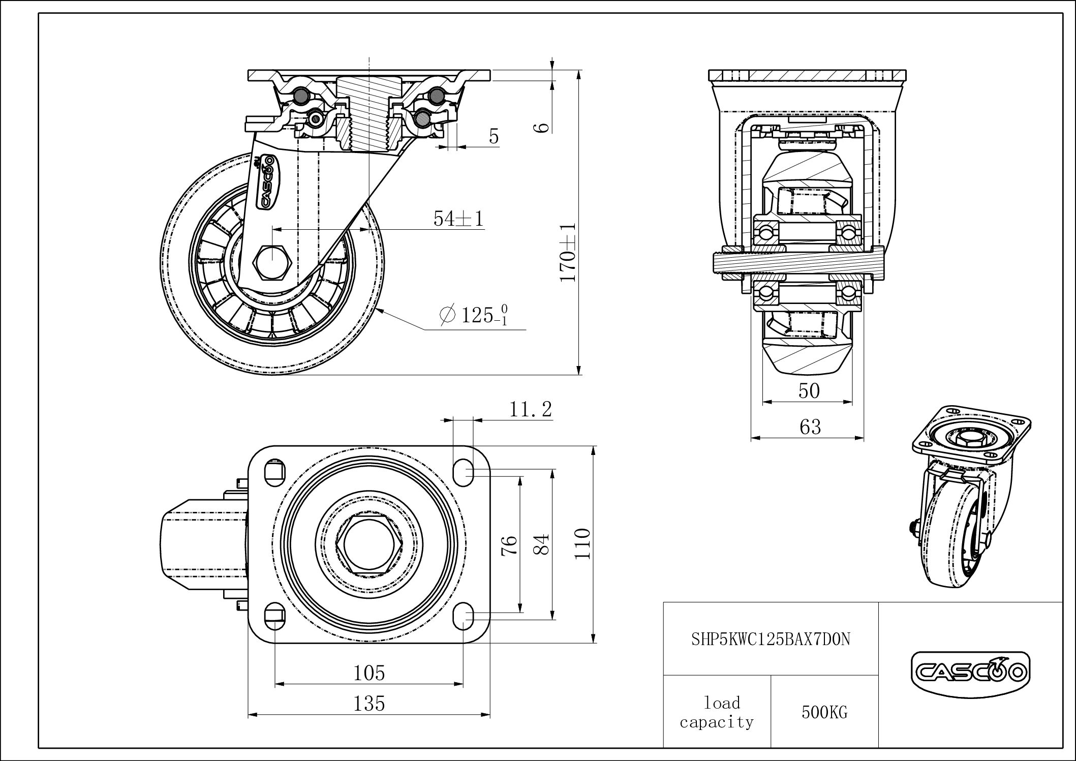 SHP5KWC125BAX7D0N_drawing Rattakomplekt SHP5KWC125BAX7D0N