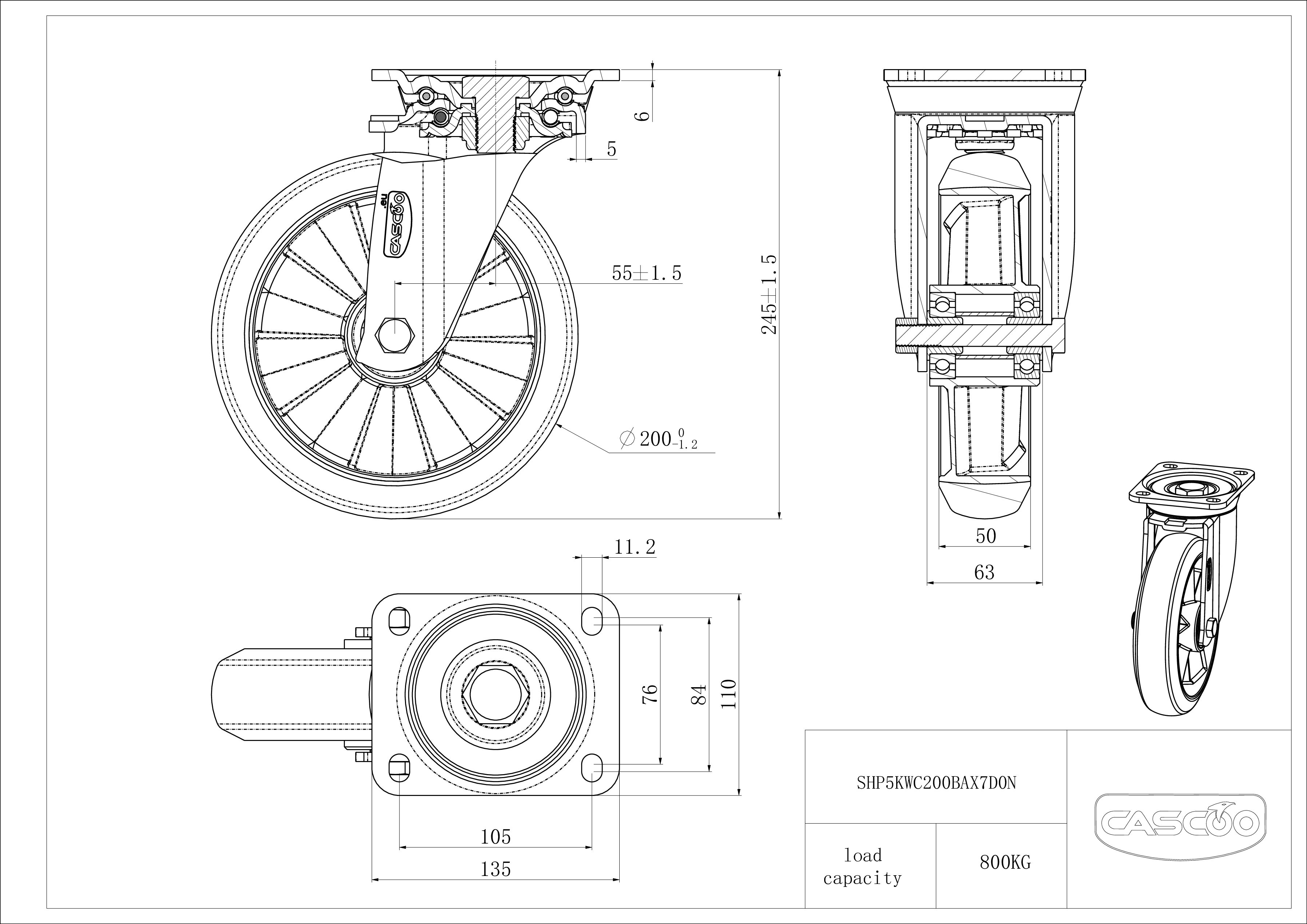 SHP5KWC200BAX7D0N_drawing Rattakomplekt SHP5KWC200BAX7D0N