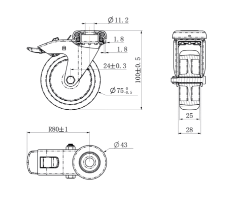 BAH12C0075P2T2P0N_drawing