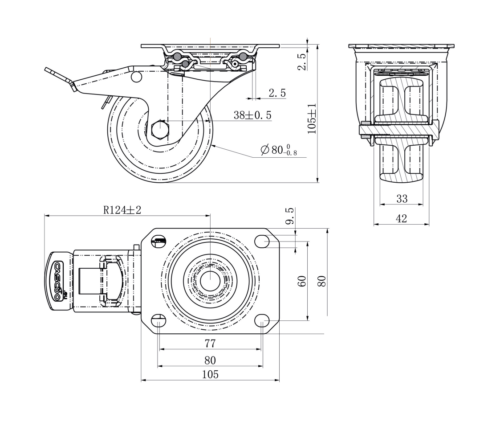 TBP25WC080N0N0P0N_drawing