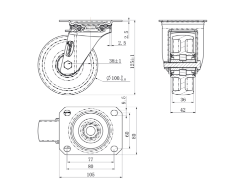SBP25WC100N0N0B30_drawing