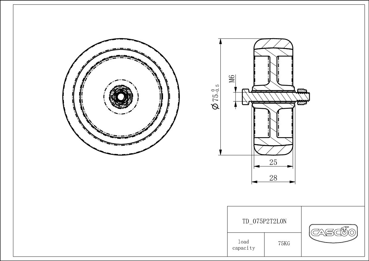 Wheel 075P2T2L0N