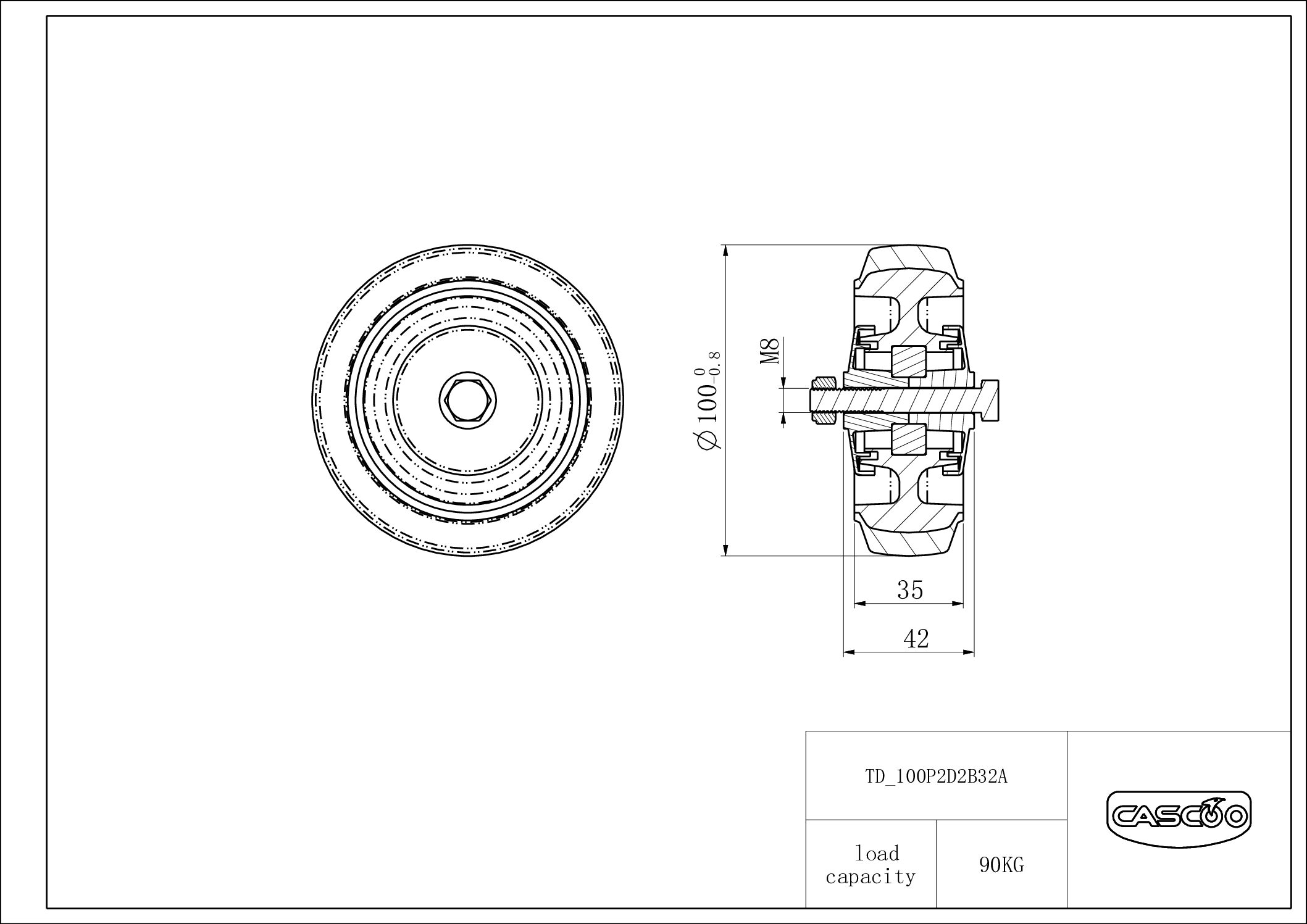 Wheel 100P2D2B32A