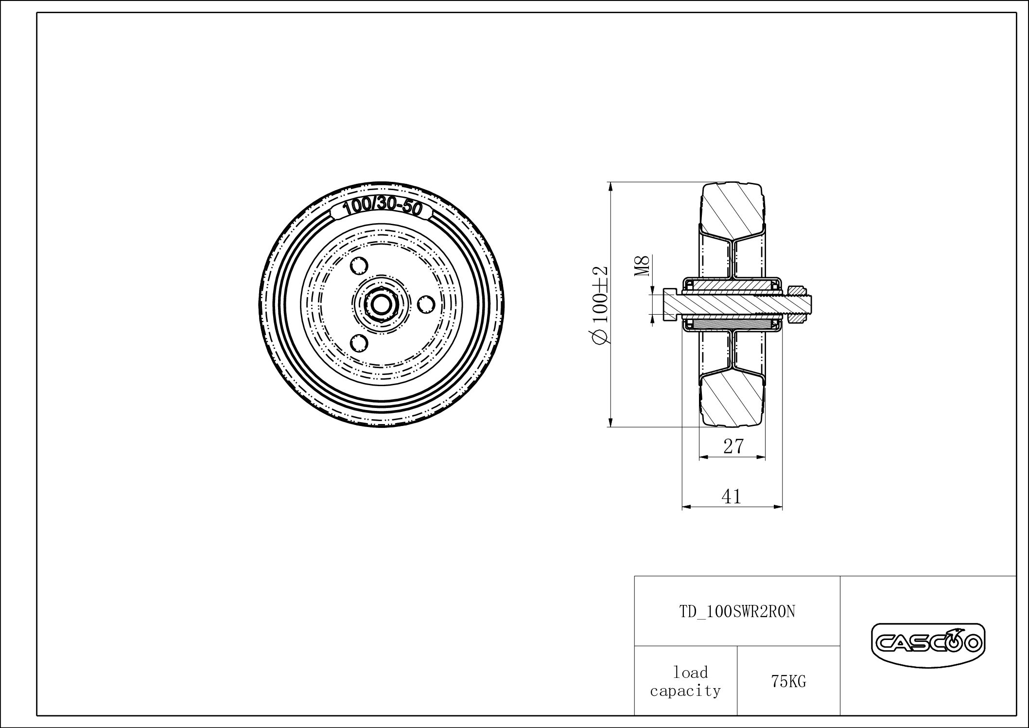 Wheel 100SWR2R0N