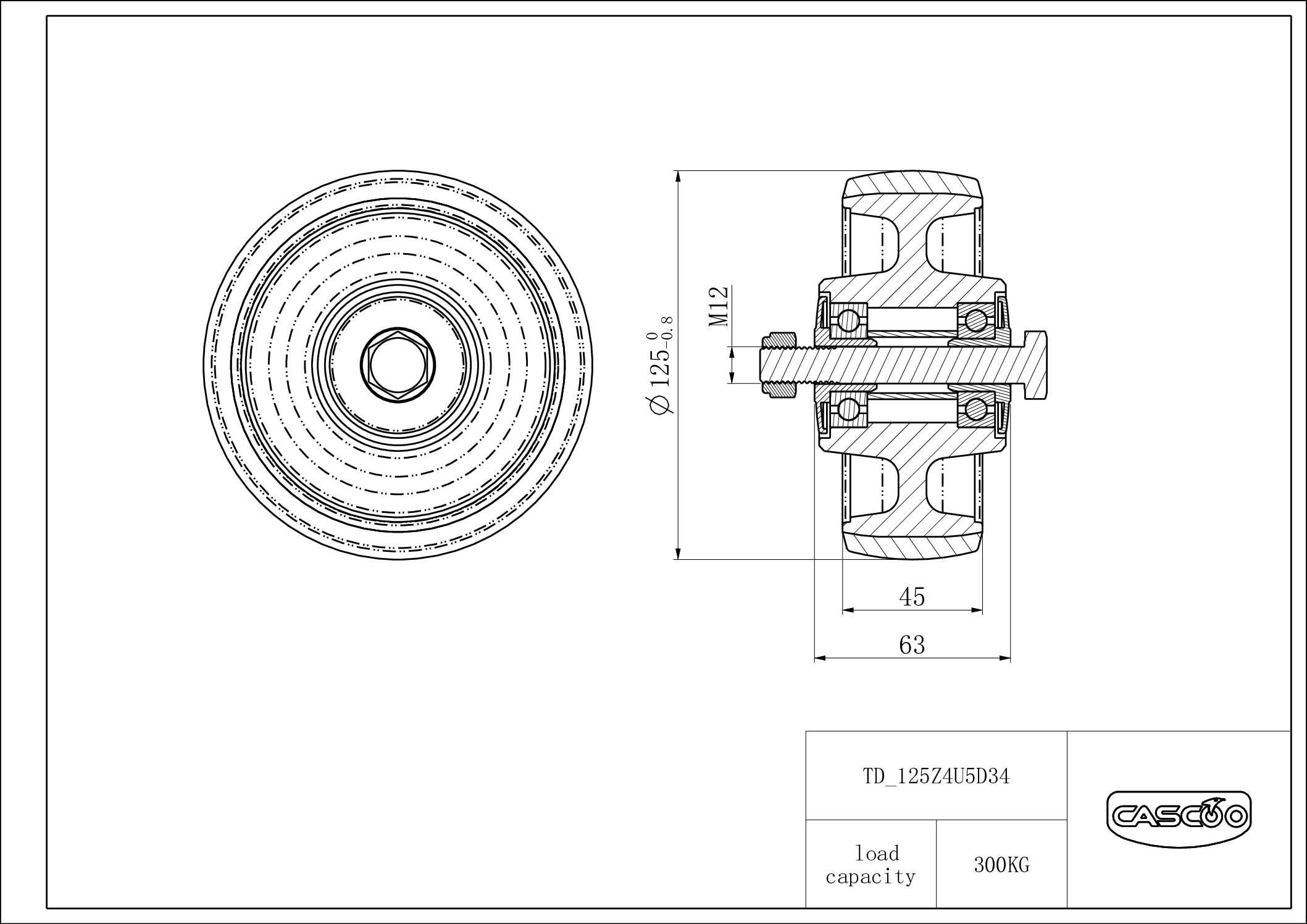 125Z4U5D34_drawing Wheel 125Z4U5D34