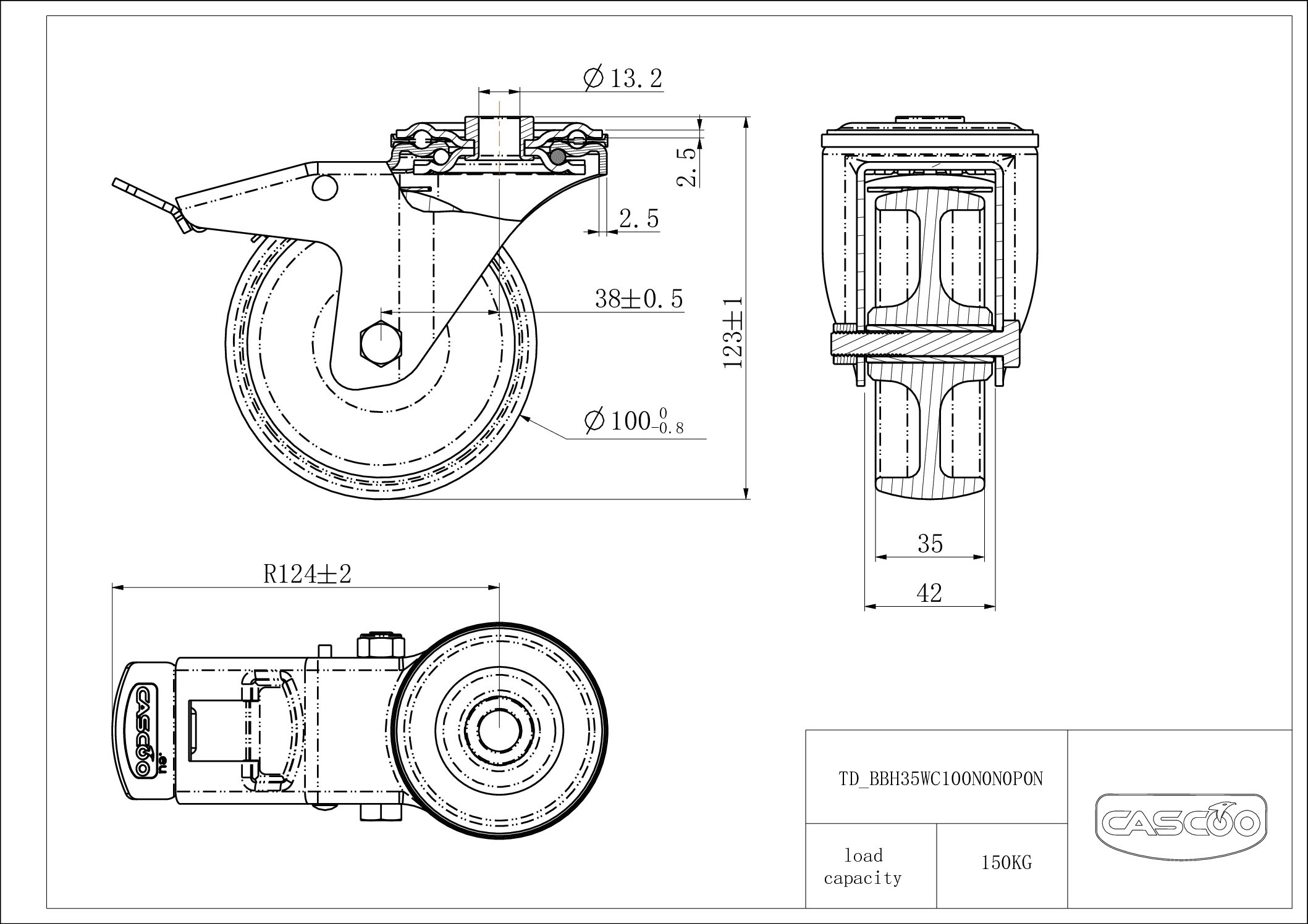 Rattakomplekt BBH35WC100N0N0P0N