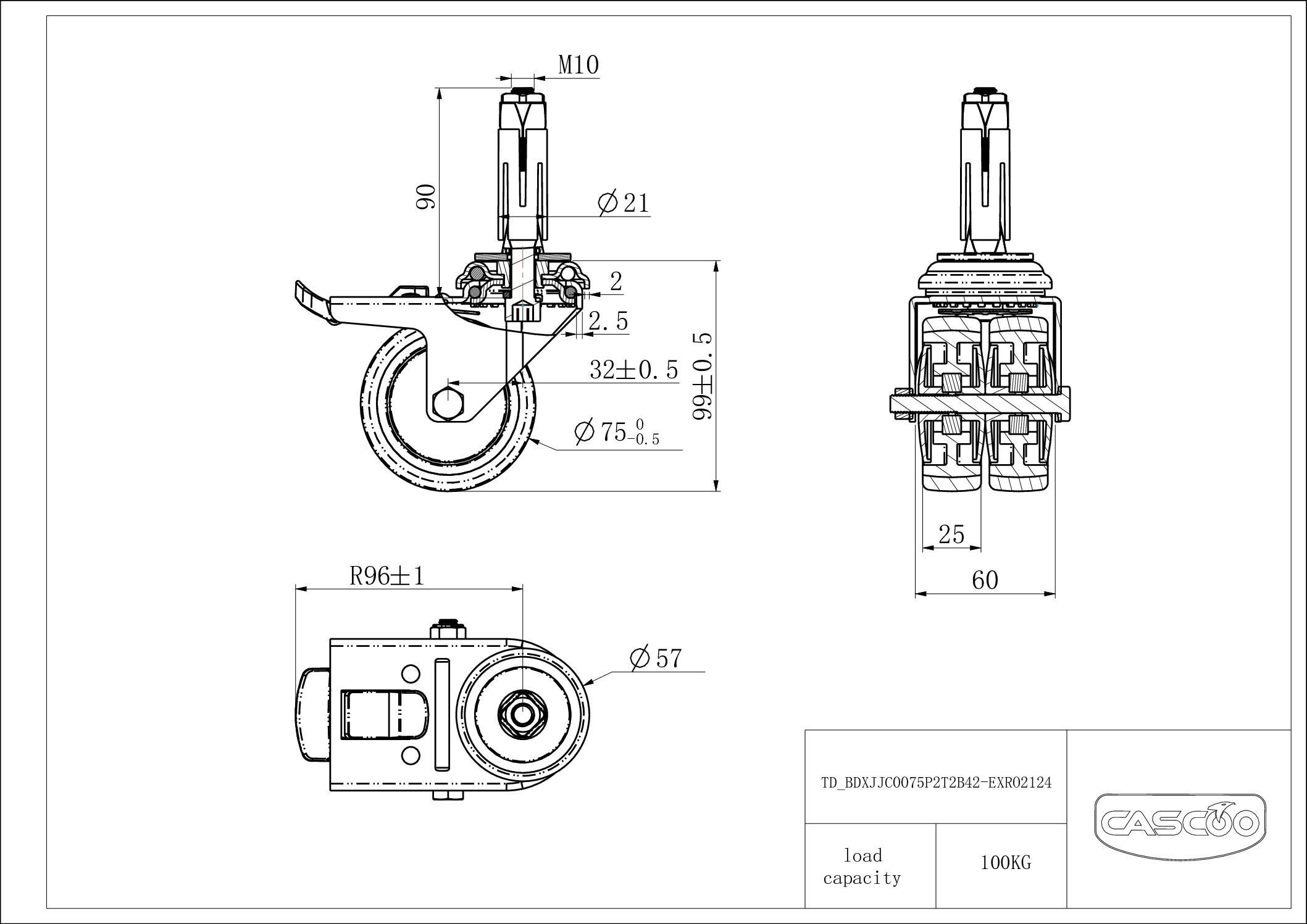 TD_BDXJJC0075P2T2B42 Rattakomplekt BDXJJC0075P2T2B42
