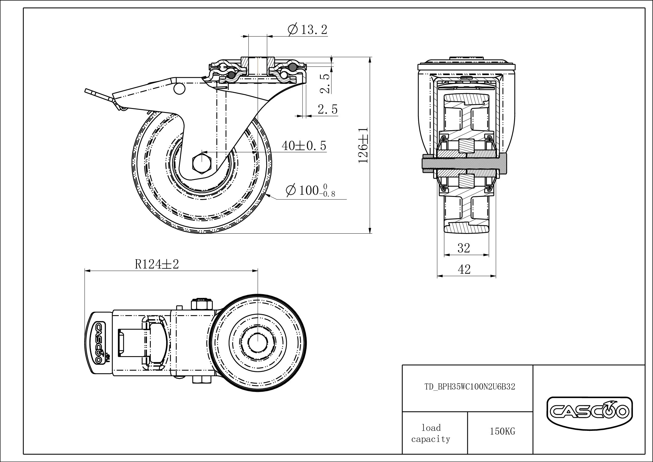 Castor BPH35WC100N2U6B32