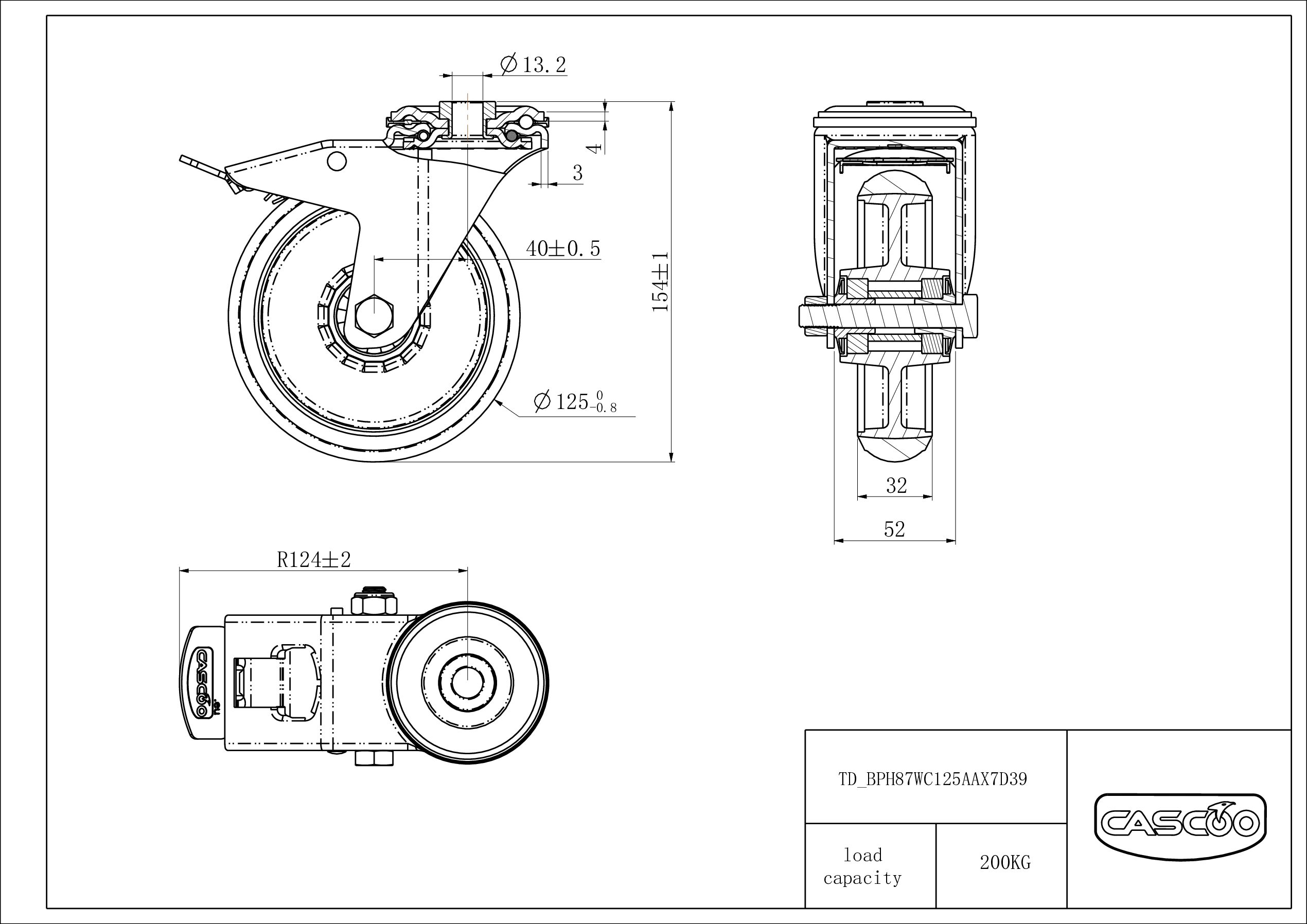 Rattakomplekt BPH87WC125AAX7D39