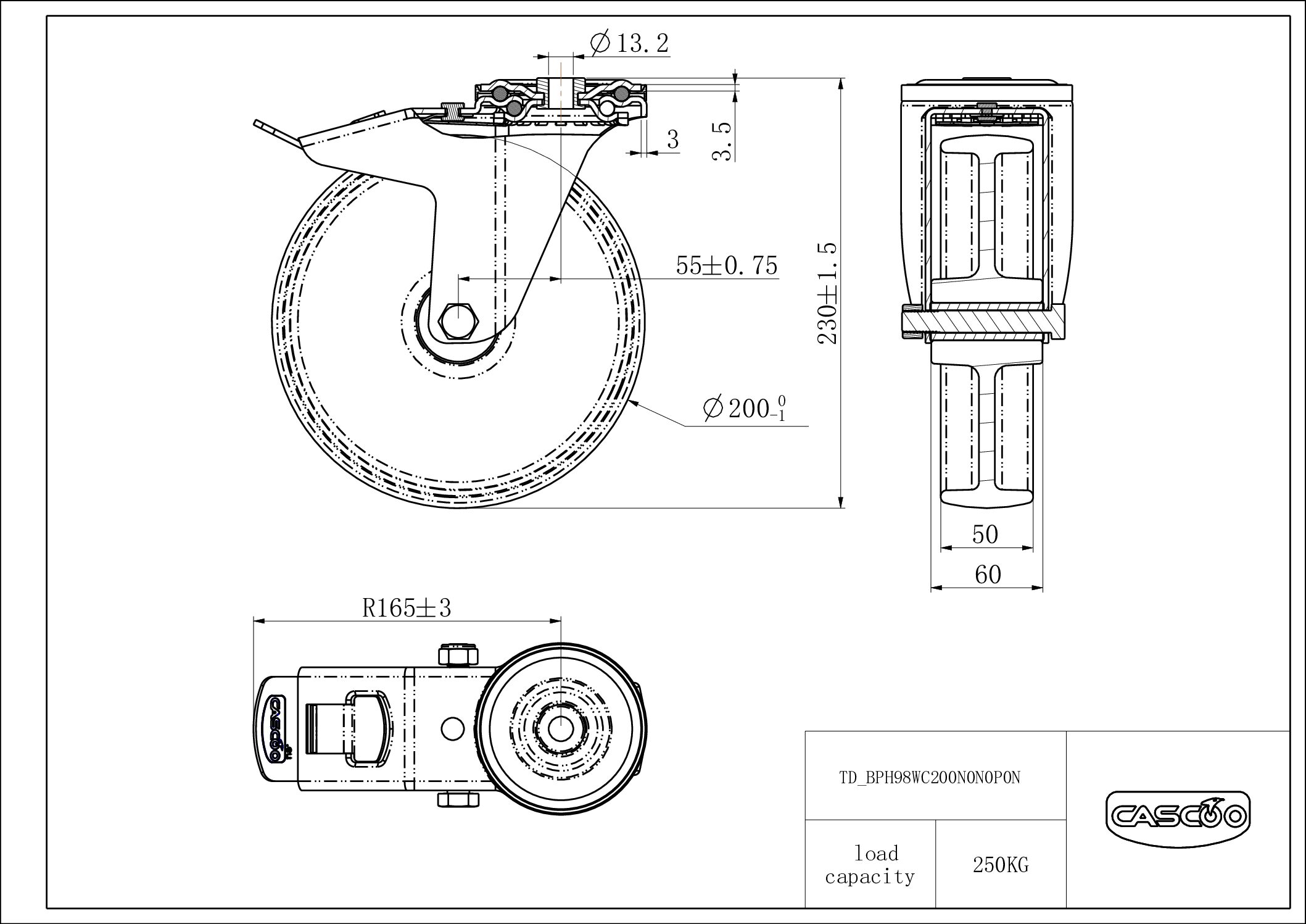 Castor BPH98WC200N0N0P0N