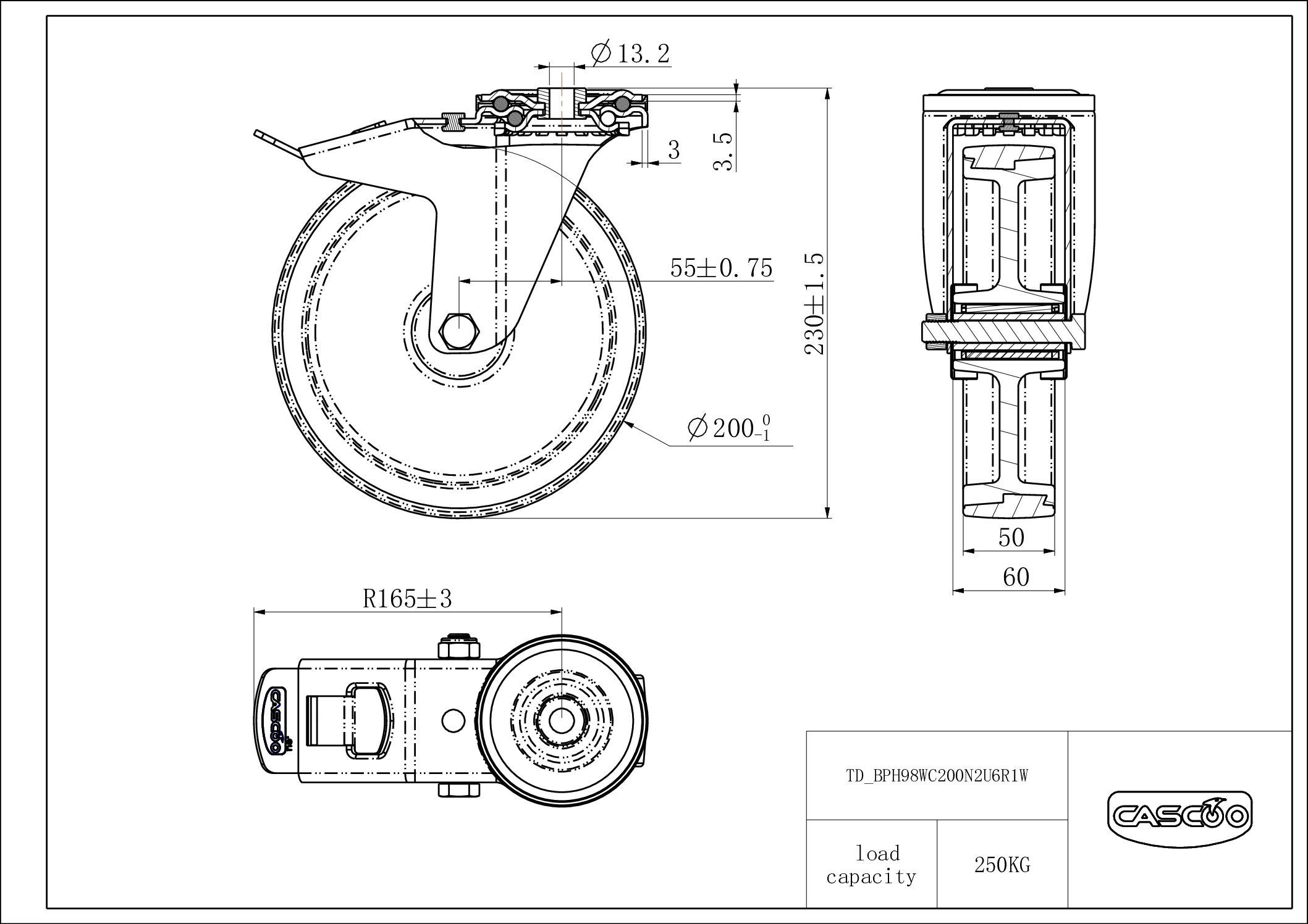 BPH98WC200N2U6R1W_drawing Rattakomplekt BPH98WC200N2U6R1W