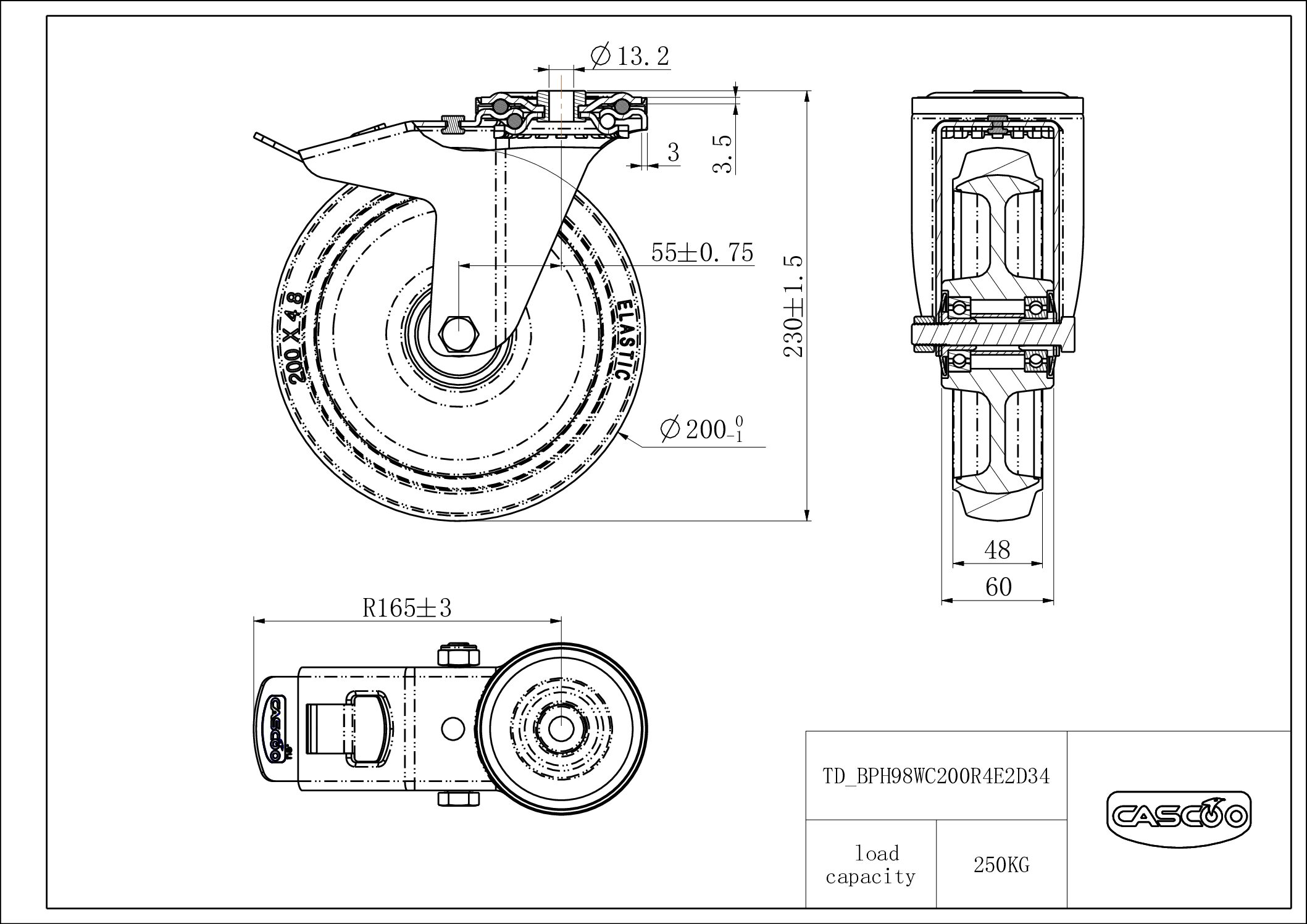 Castor BPH98WC200R4E2D34