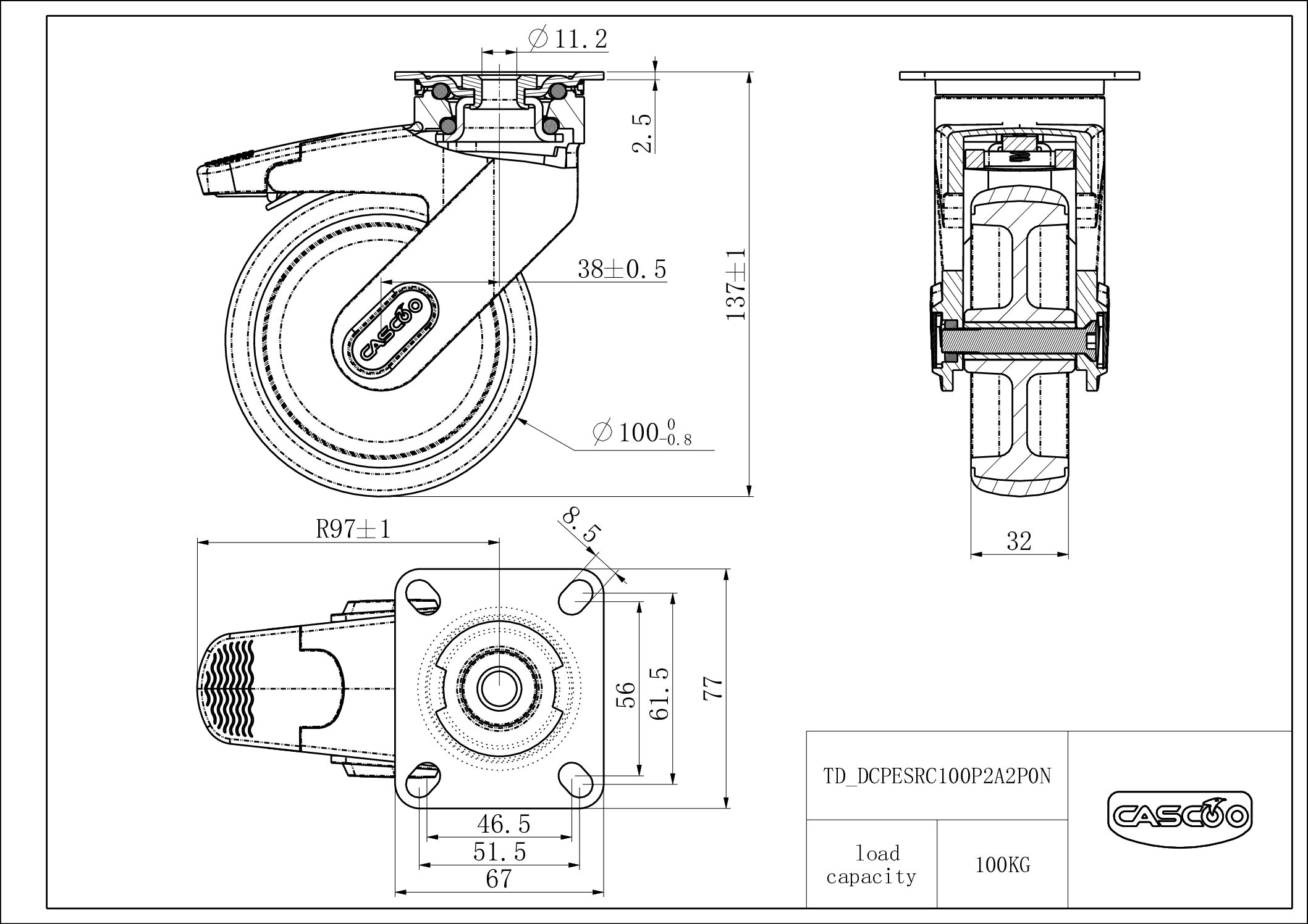 Castor DCPESRC100P2A2P0N