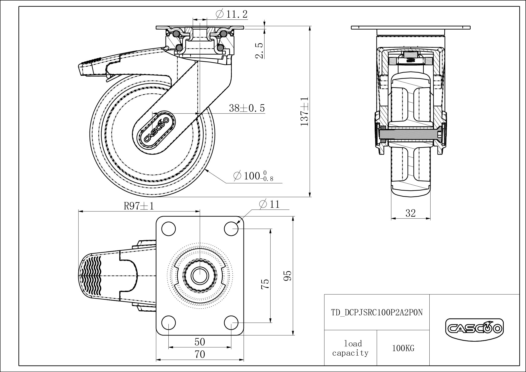 Castor DCPJSRC100P2A2P0N