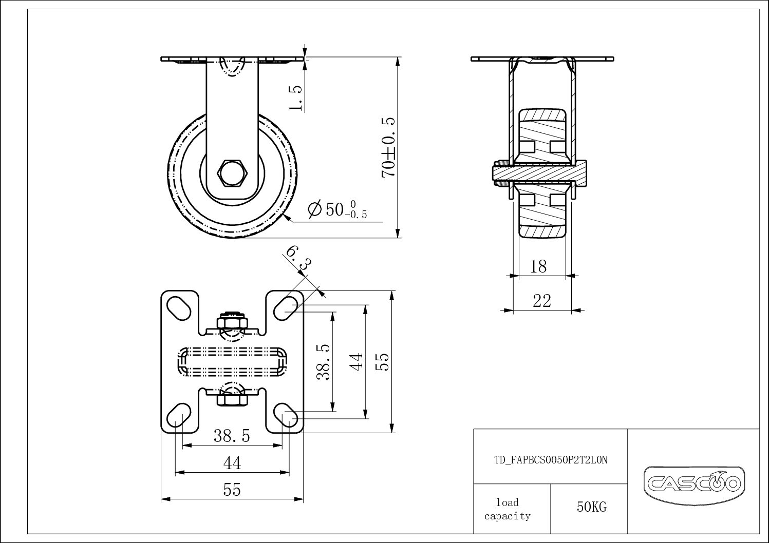 Rattakomplekt FAPBCS0050P2T2L0N