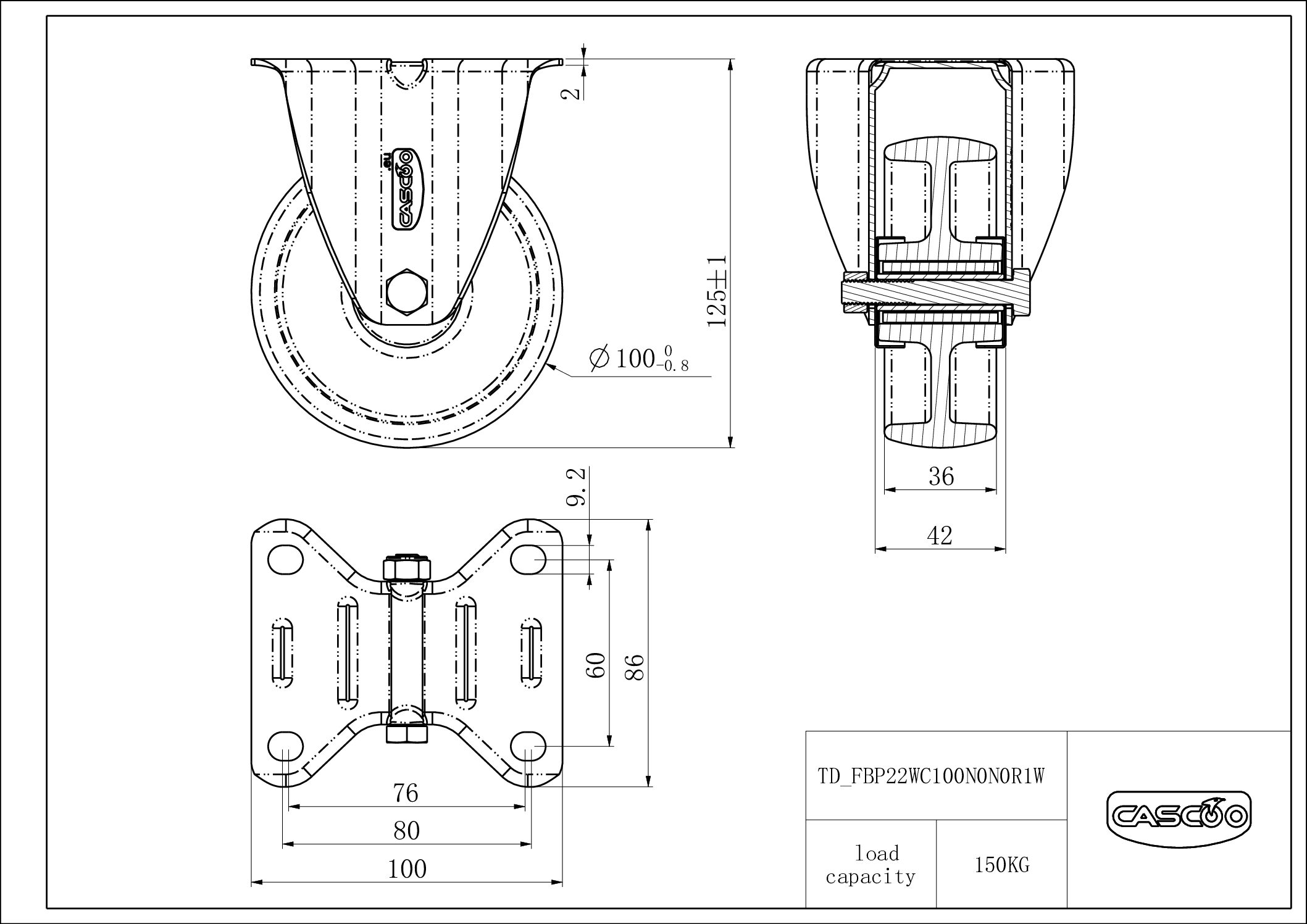 Castor FBP22WC100N0N0R1W