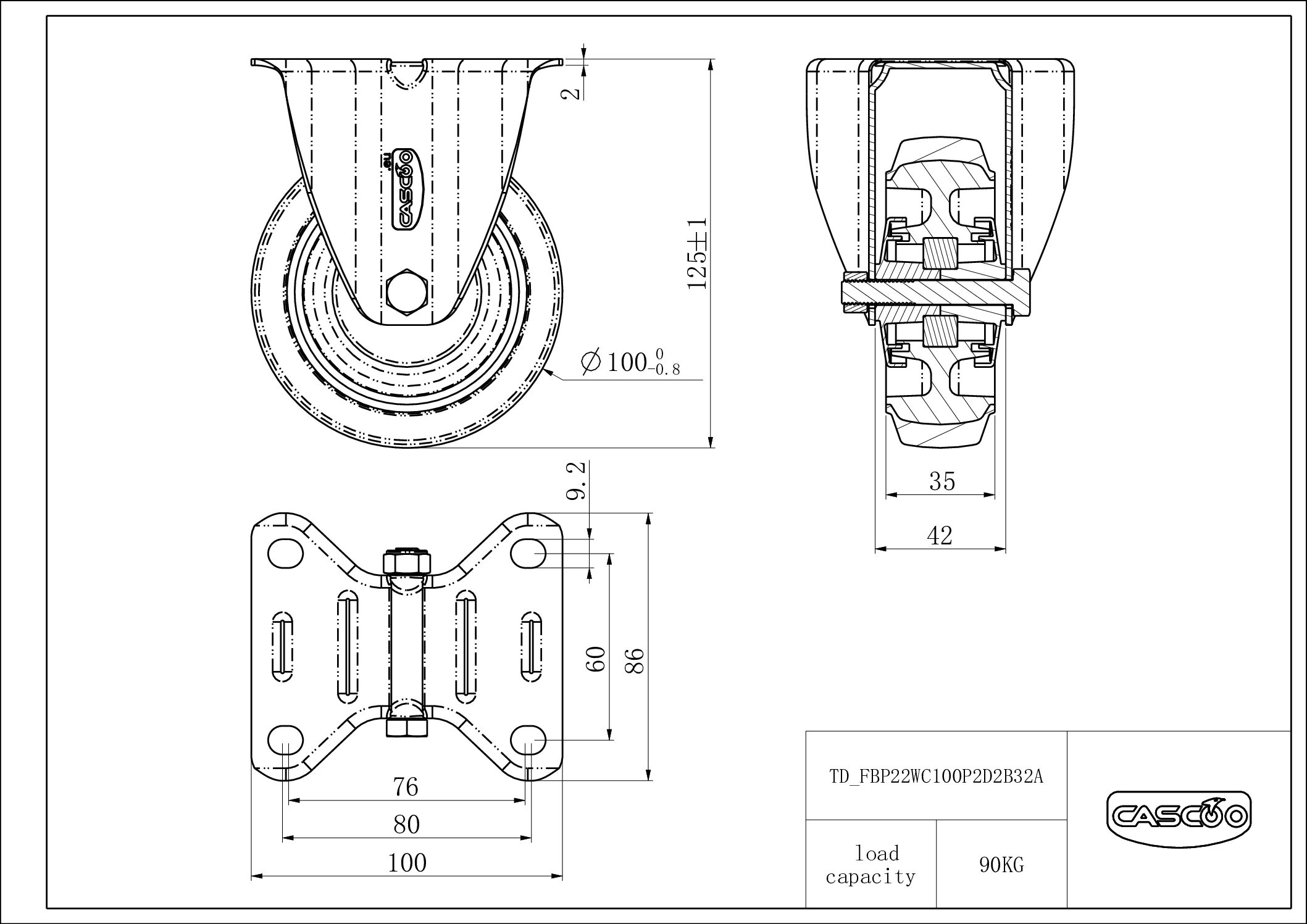 FBP22WC100P2D2B32A_drawing Rattakomplekt FBP22WC100P2D2B32A