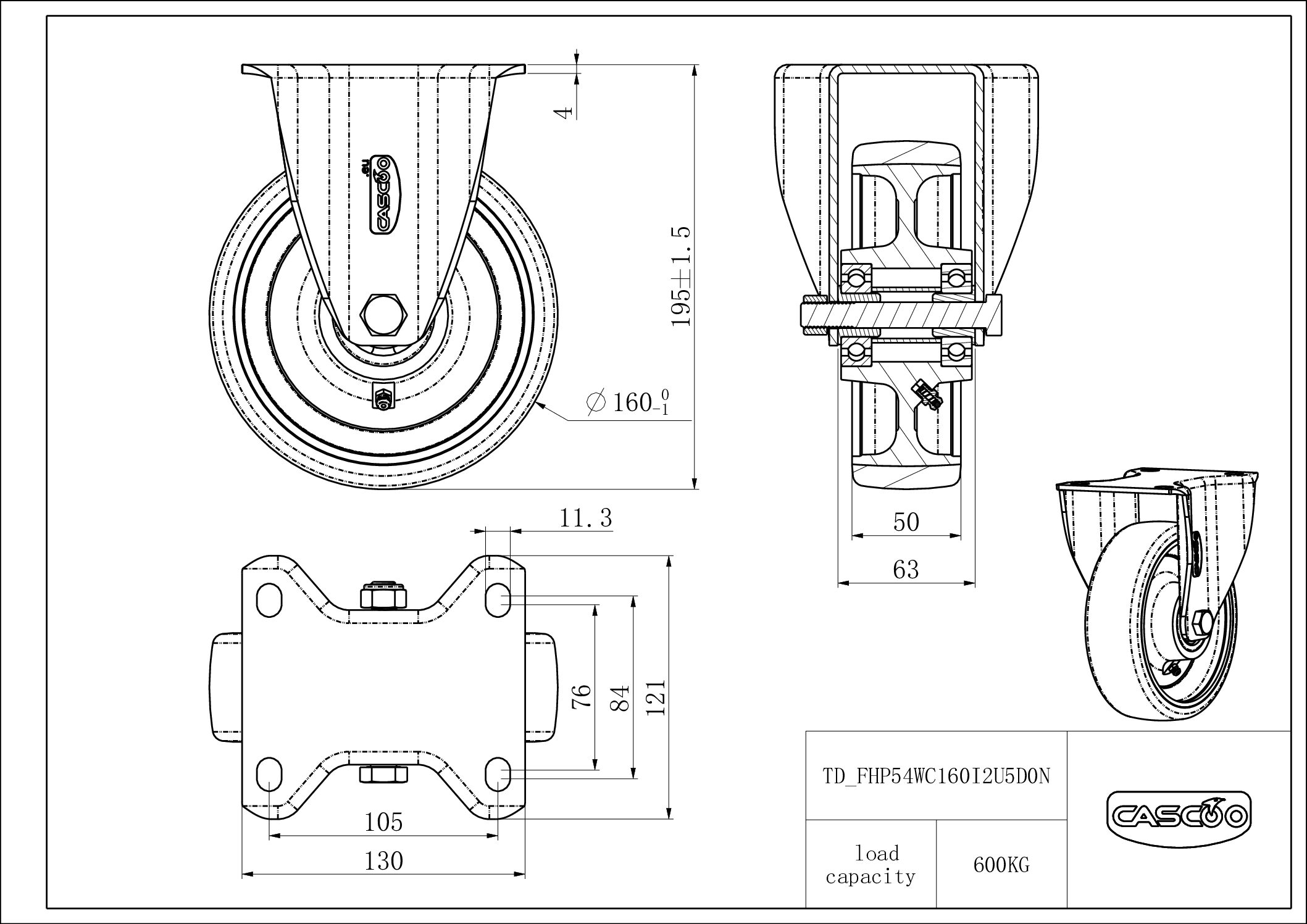 Castor FHP54WC160I2U5D0N