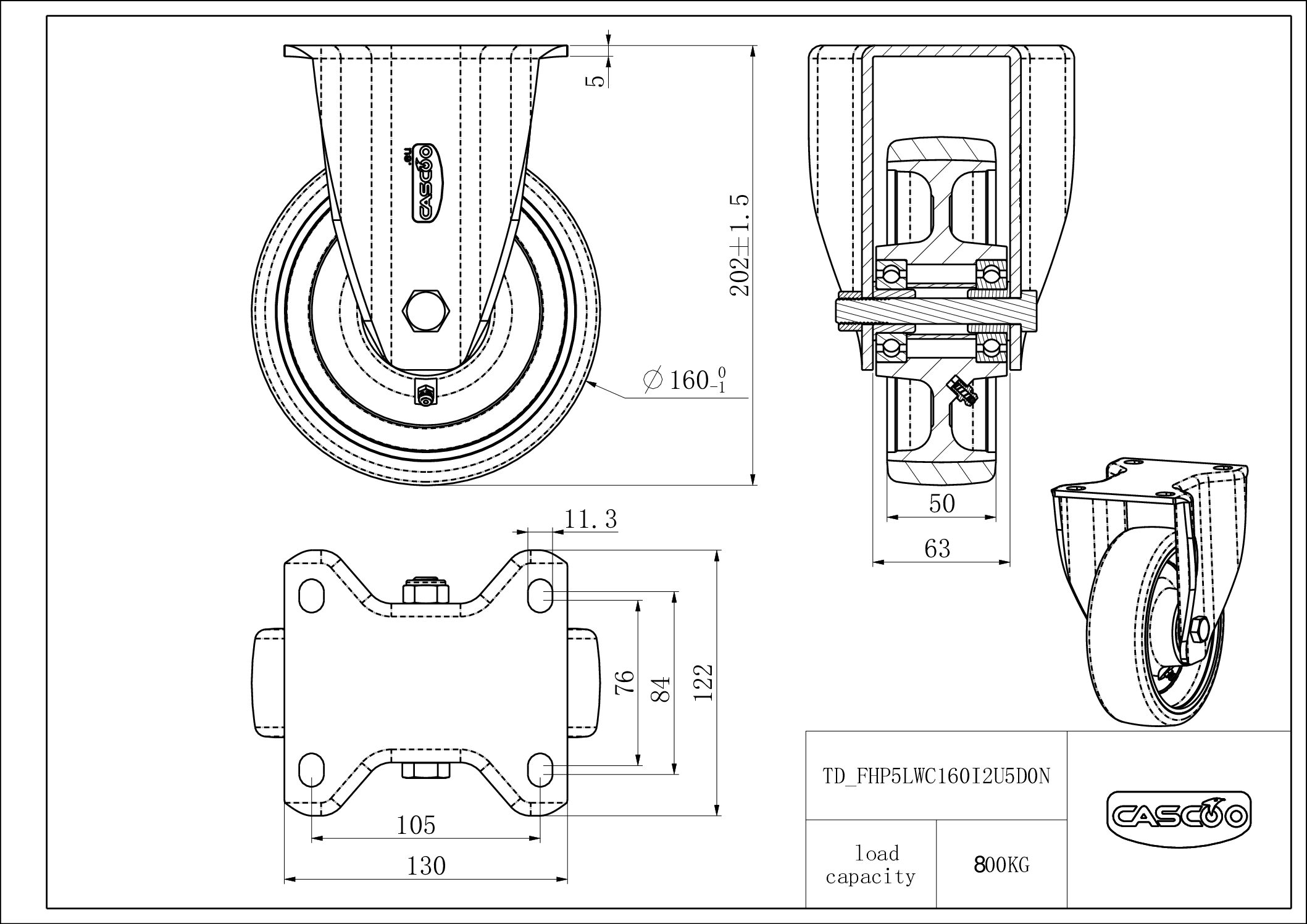 FHP5LWC160I2U5D0N_drawing Rattakomplekt FHP5LWC160I2U5D0N
