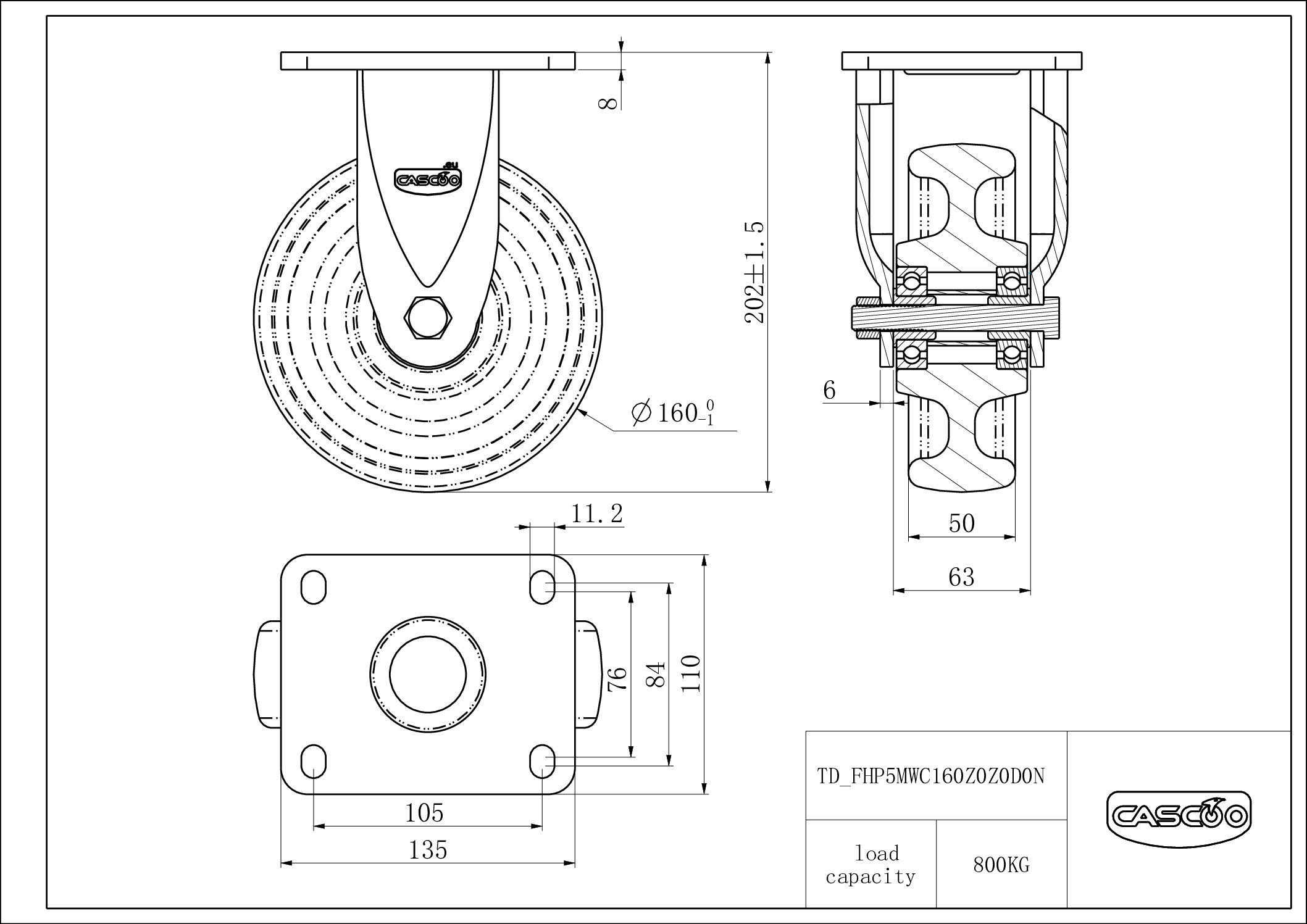 Rattakomplekt FHP5MWC160Z0Z0D0N