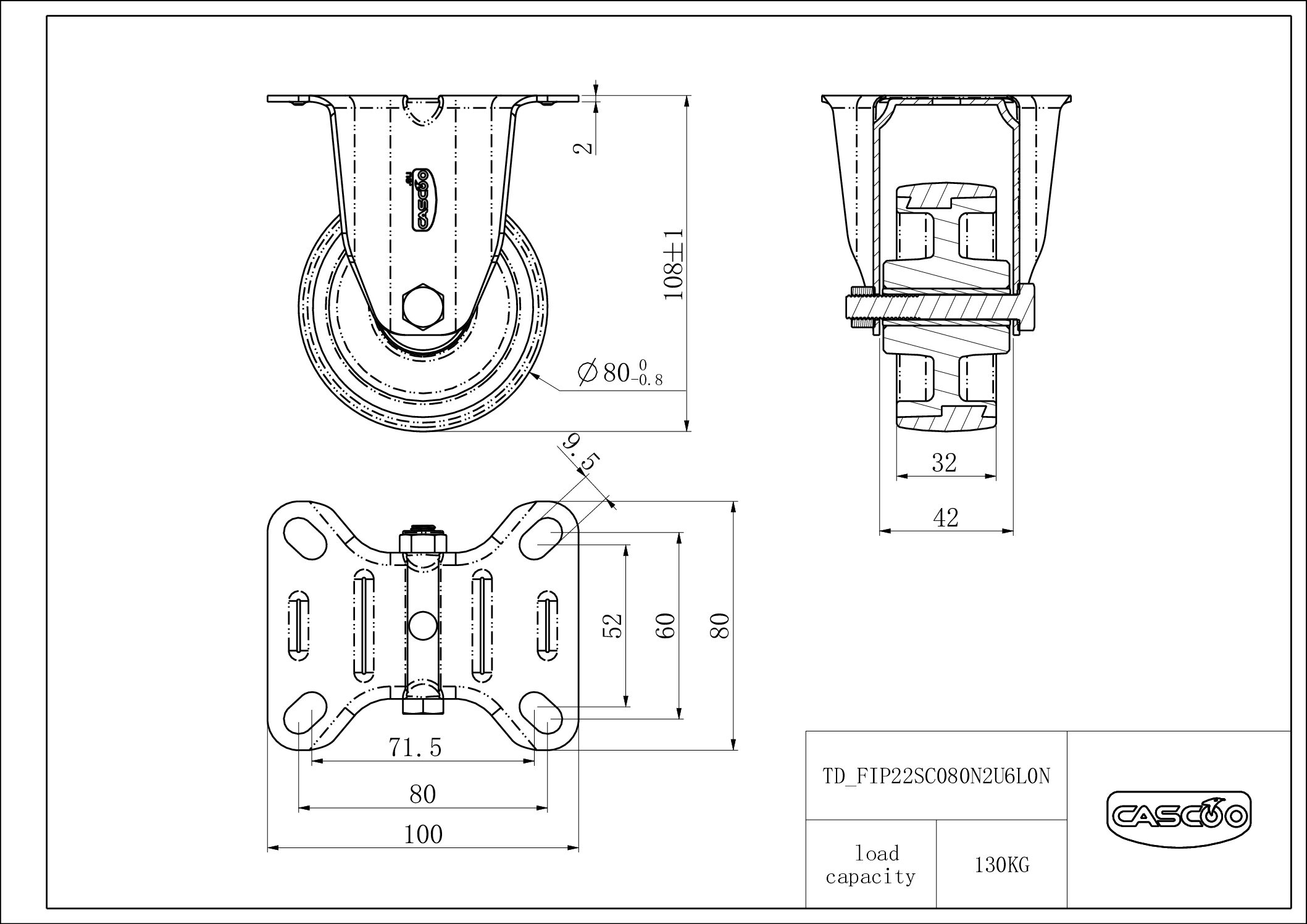 FIP22SC080N2U6L0N_drawing Castor FIP22SC080N2U6L0N