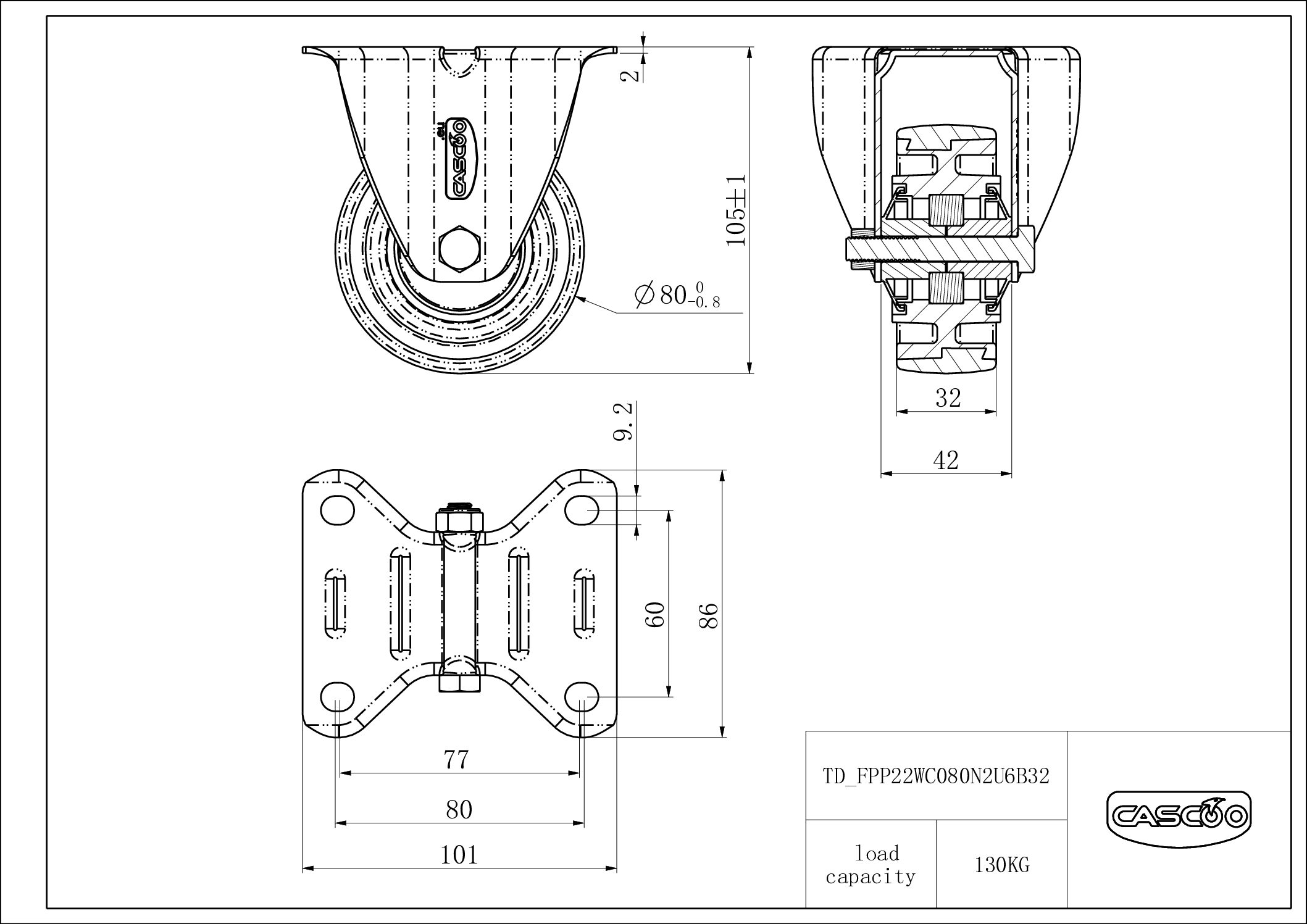 Castor FPP22WC080N2U6B32