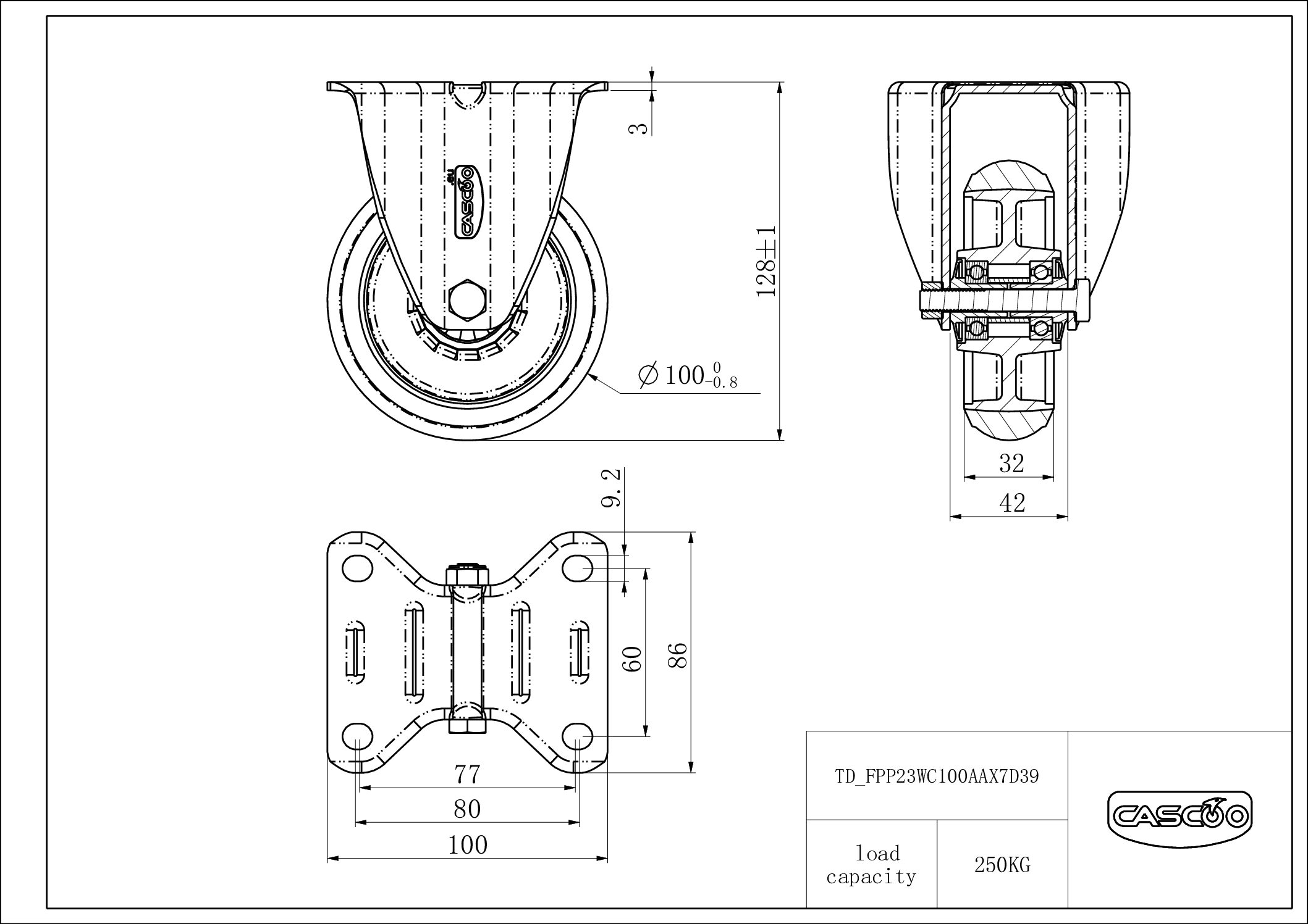 Rattakomplekt FPP23WC100AAX7D39