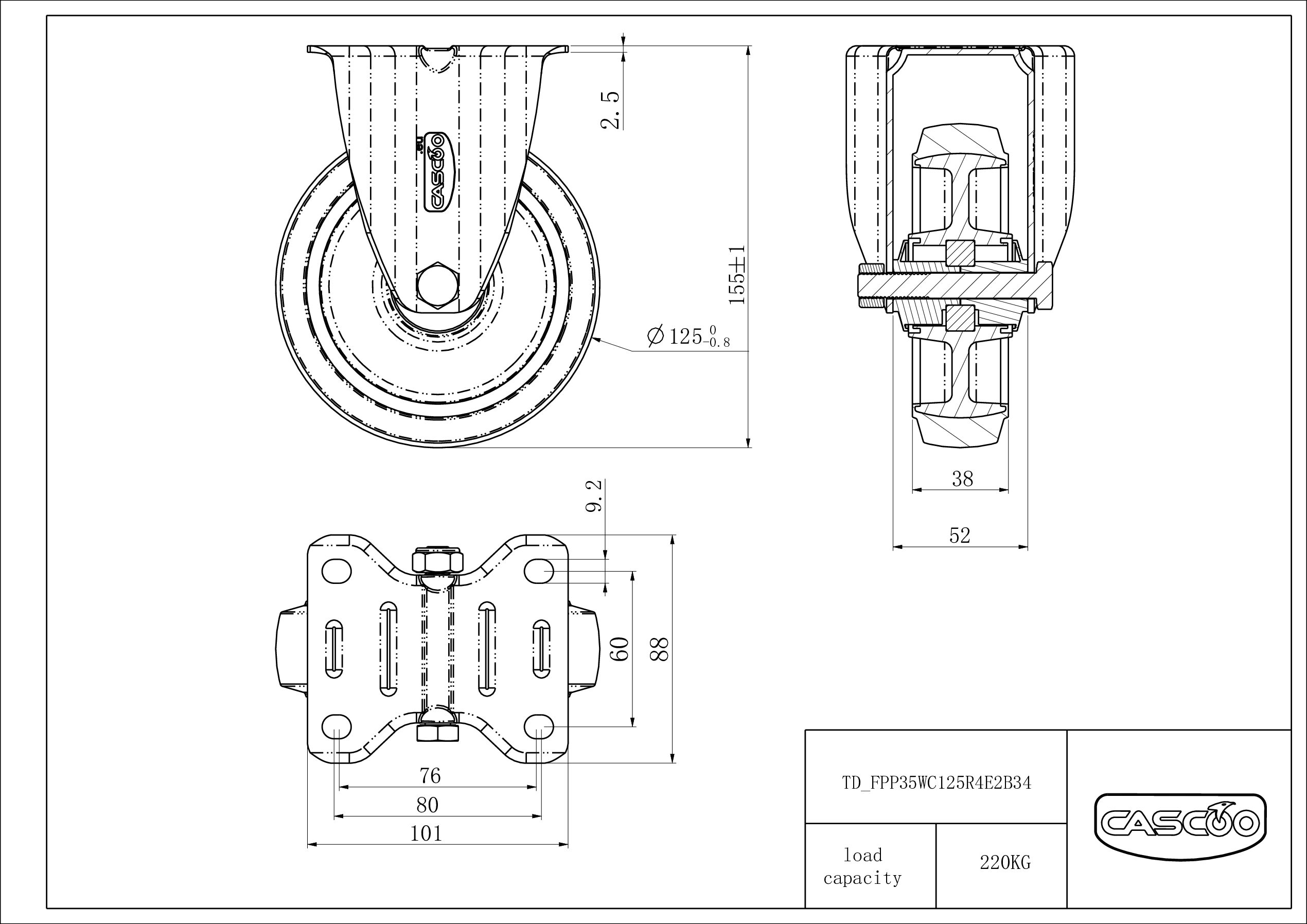 Castor FPP35WC125R4E2B34