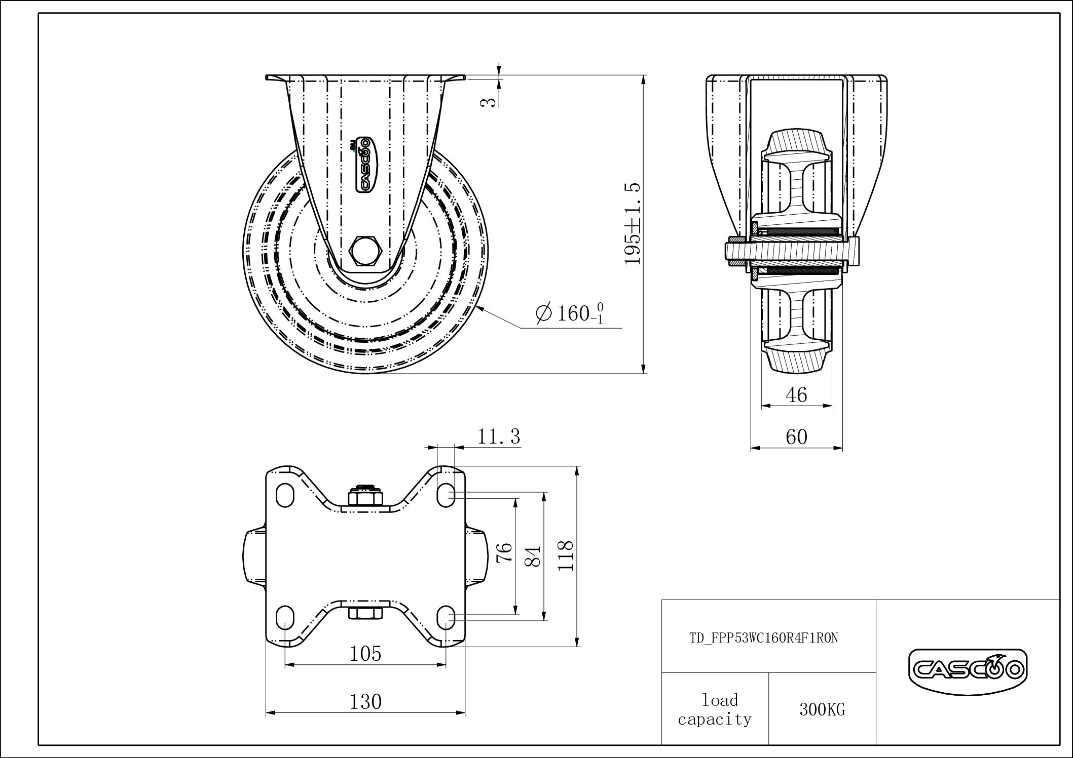 Castor FPP53WC160R4F1R0N