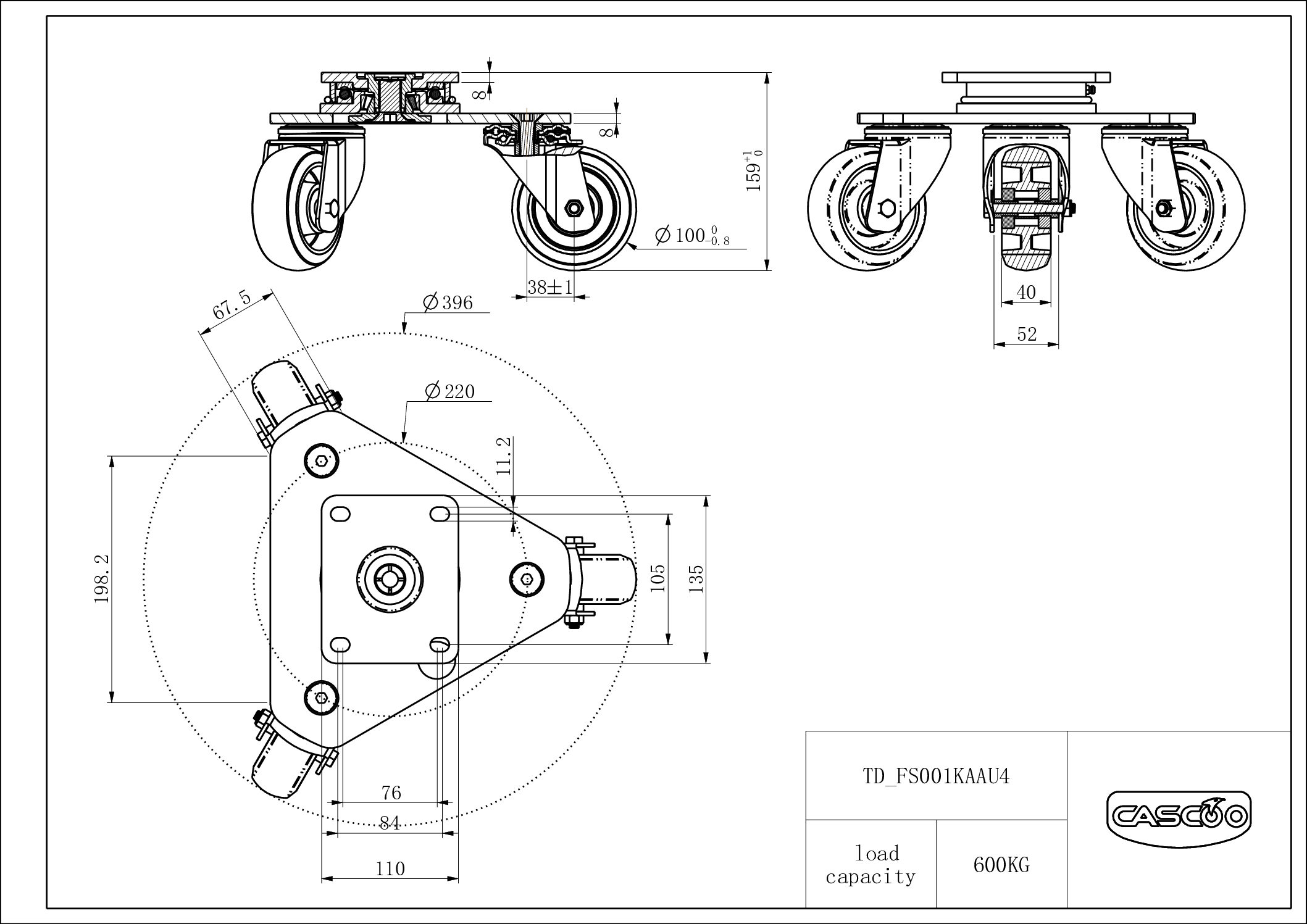FS001KAAU4_drawing Paindlik liugur FS001KAAU4