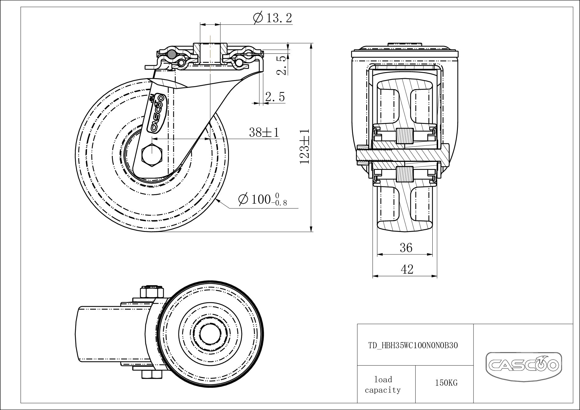 Rattakomplekt HBH35WC100N0N0B30