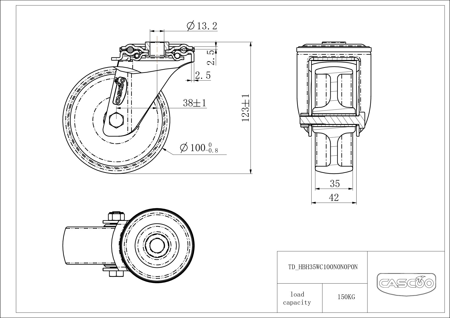 Castor HBH35WC100N0N0P0N