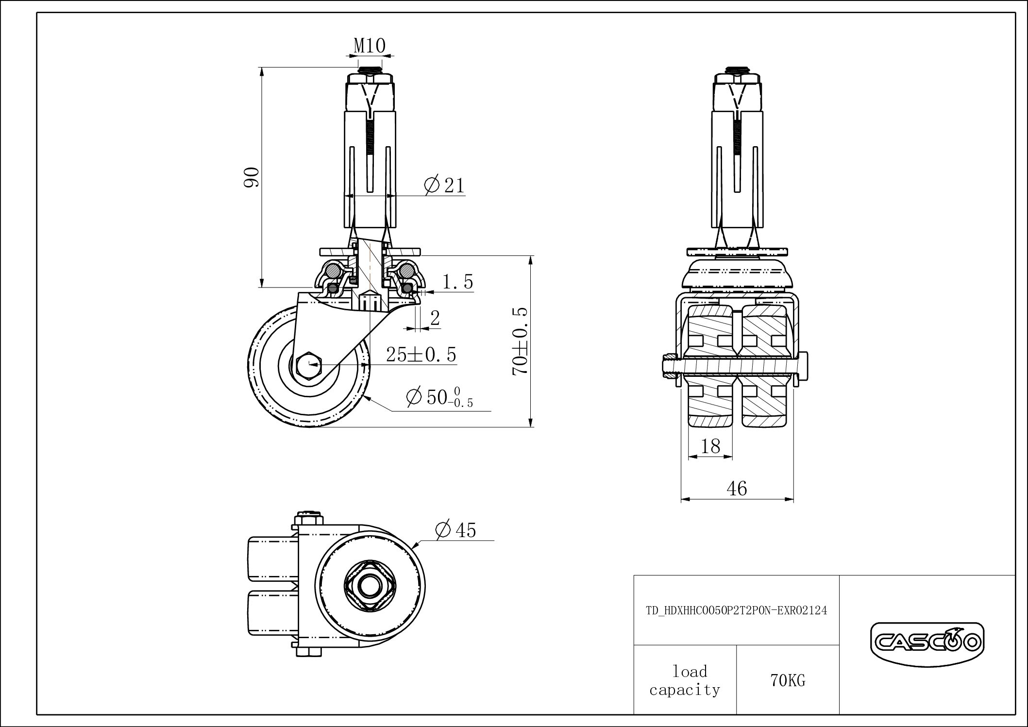 Castor HDXHHC0050P2T2P0N