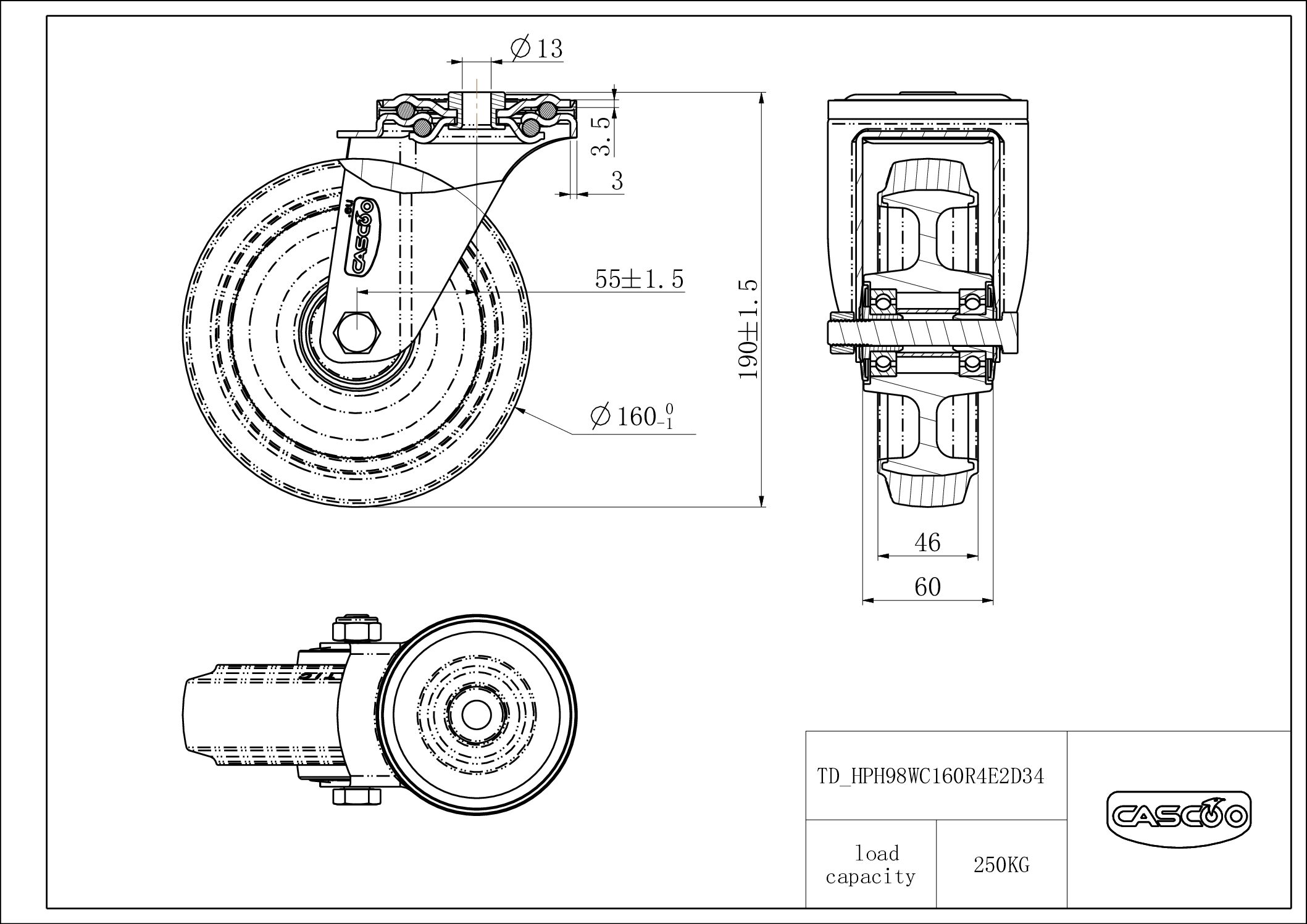 Castor HPH98WC160R4E2D34