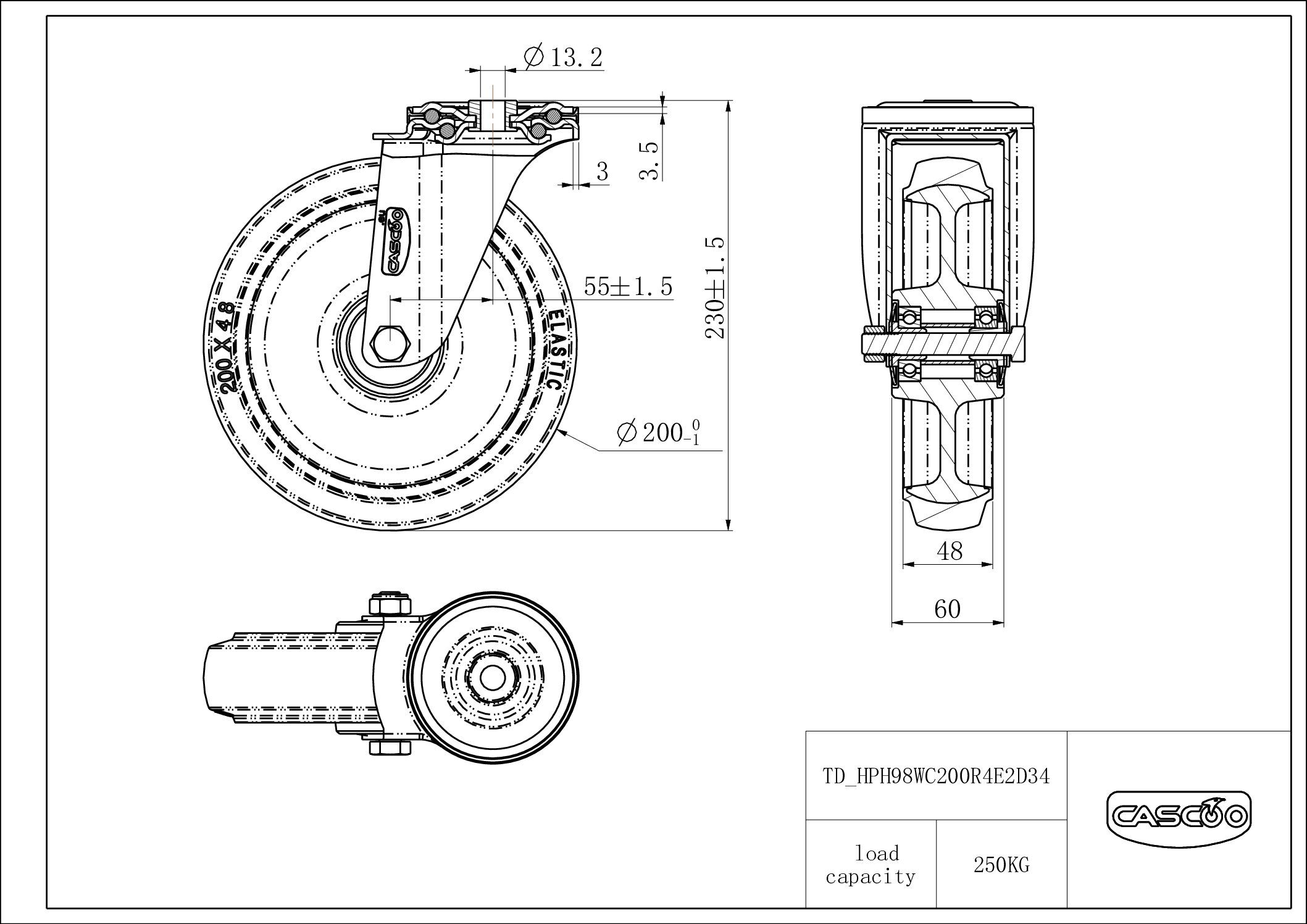 Castor HPH98WC200R4E2D34