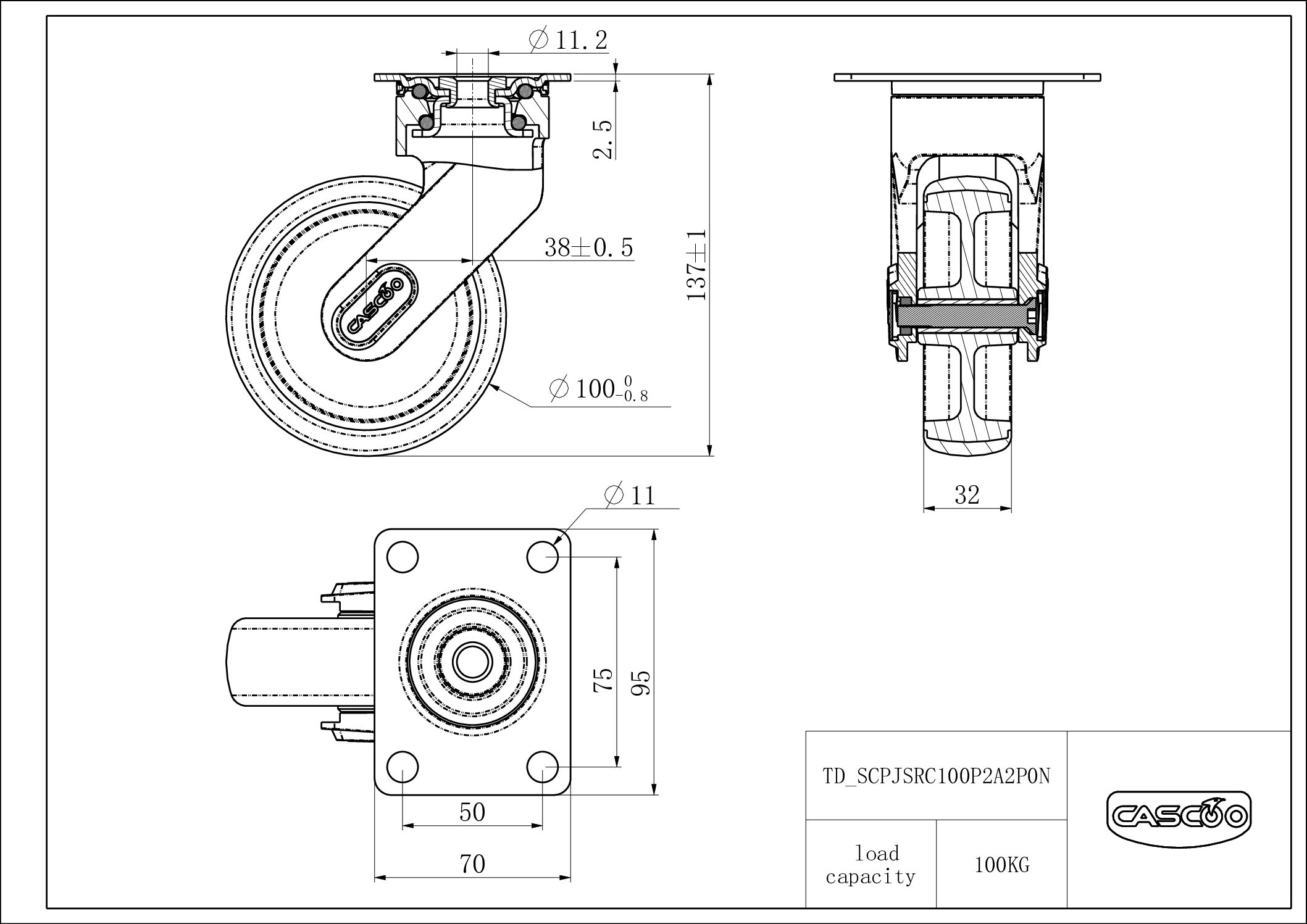Castor SCPJSRC100P2A2P0N
