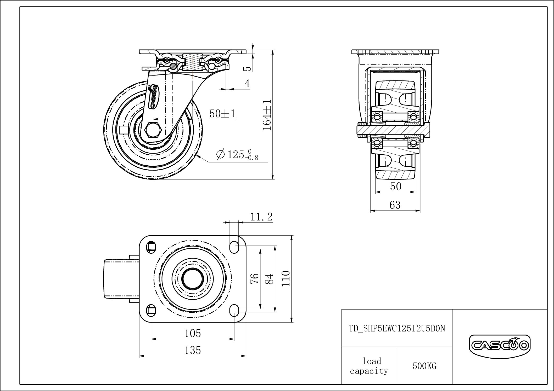 Castor SHP5EWC125I2U5D0N