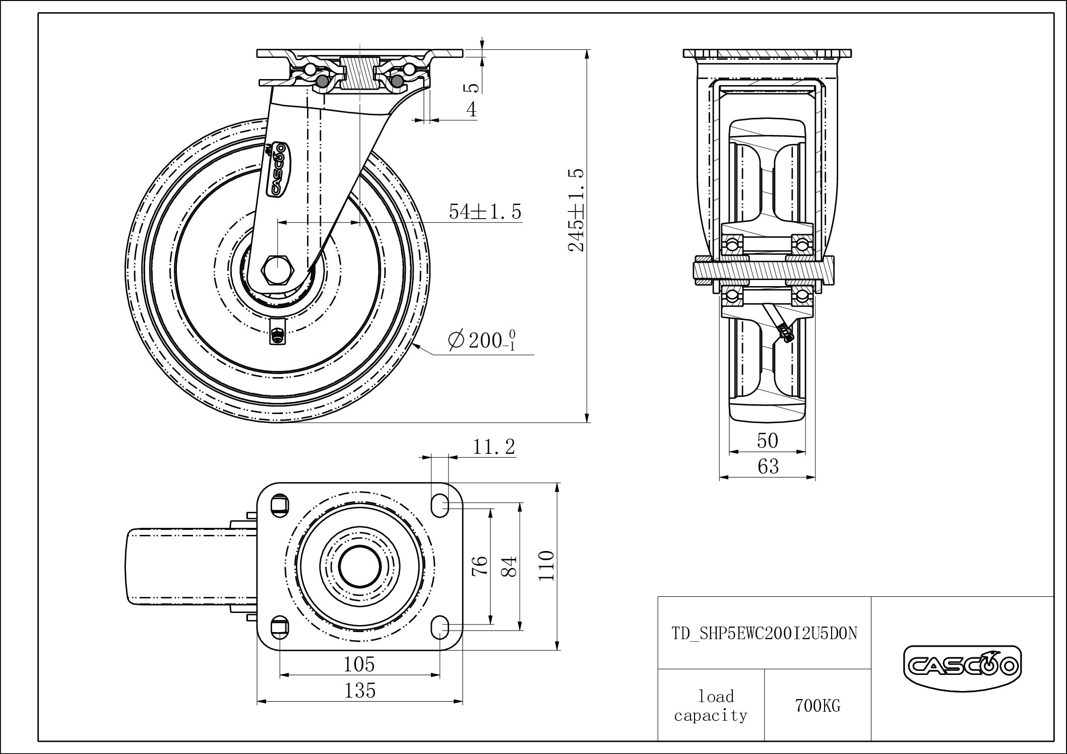 Castor SHP5EWC200I2U5D0N
