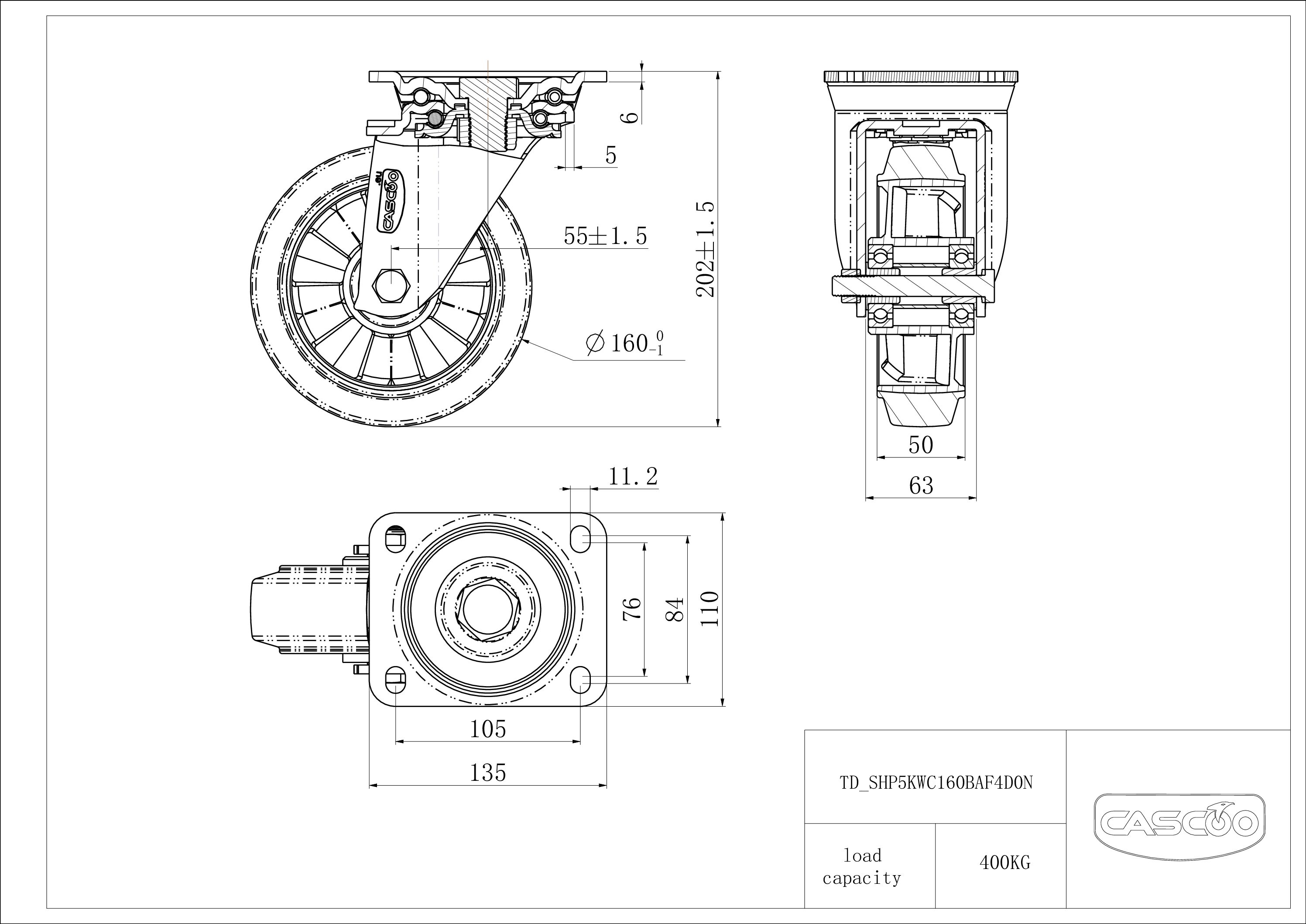 Castor SHP5KWC160BAF4D0N