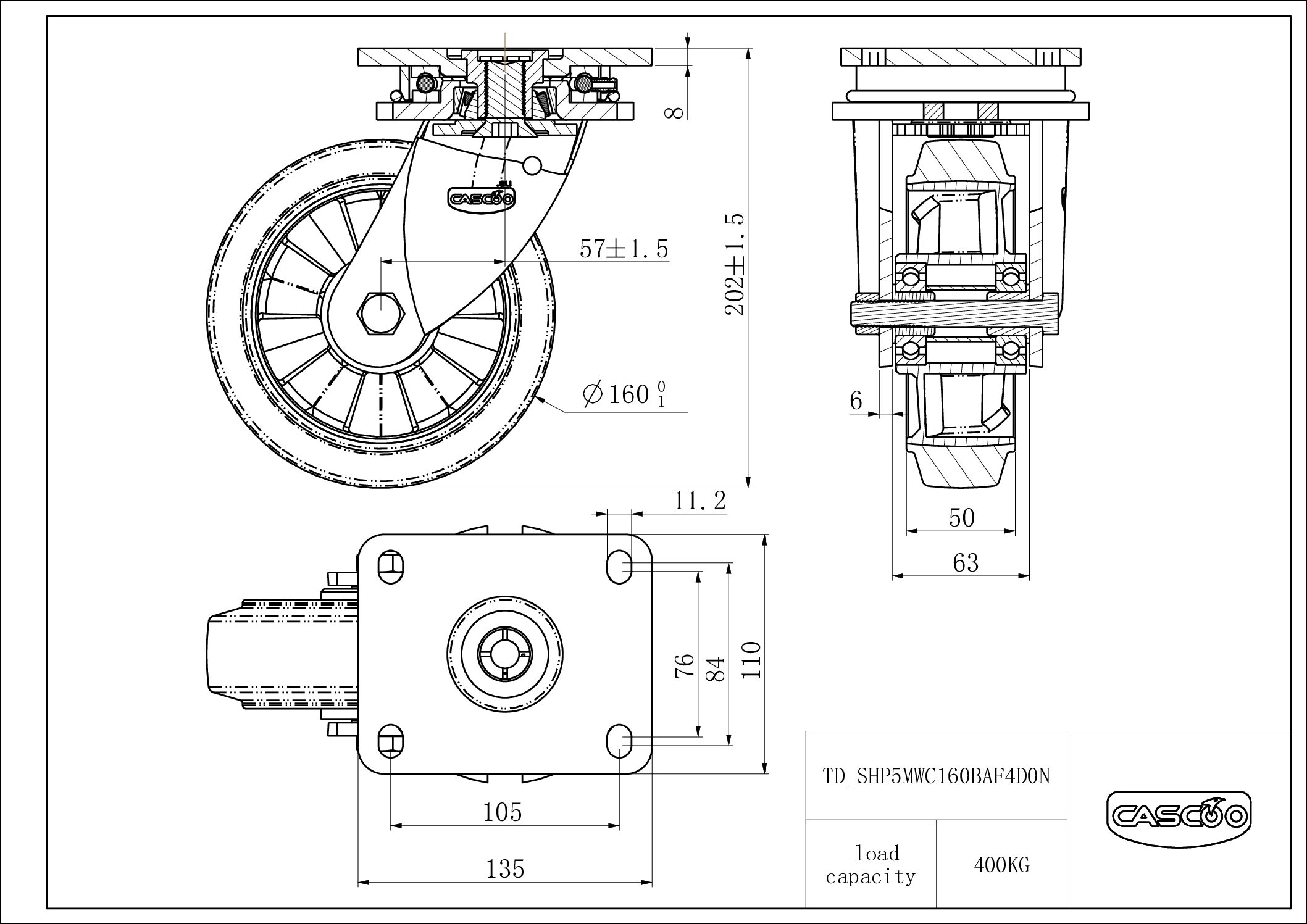 Rattakomplekt SHP5MWC160BAF4D0N
