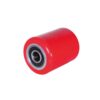 red hand pallet truck wheel, 80 x 100 mm, with CPU tread