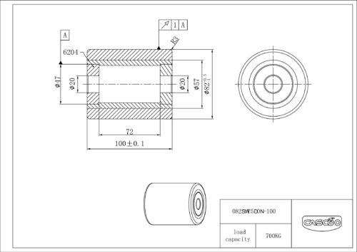 Wheel 082SWU5D0N-100