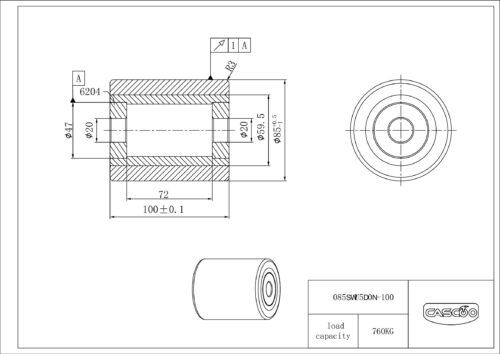 Ratas 085SWU5D0N-100